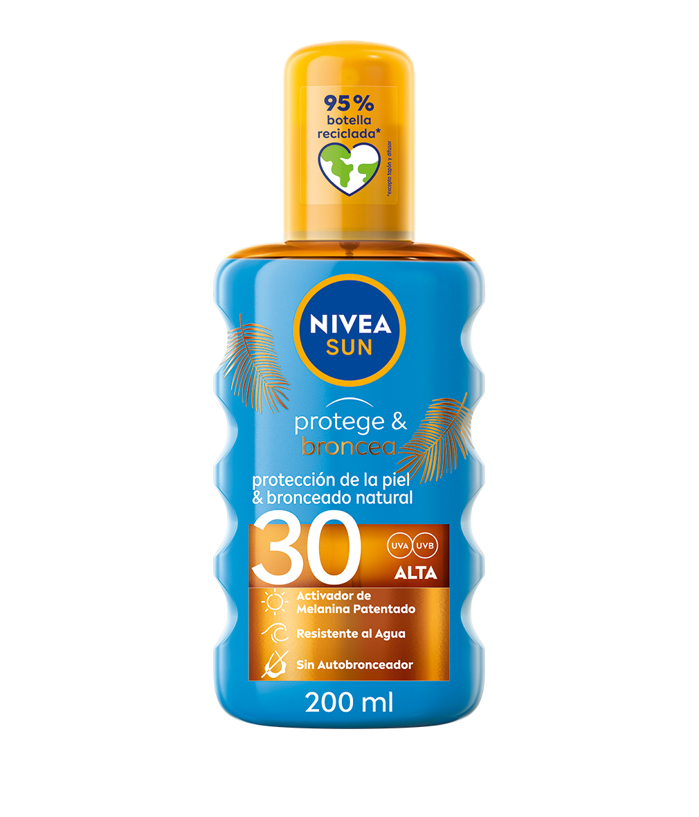 Aceite Solar Activador Del Bronceado Spray Fp Nivea Ml