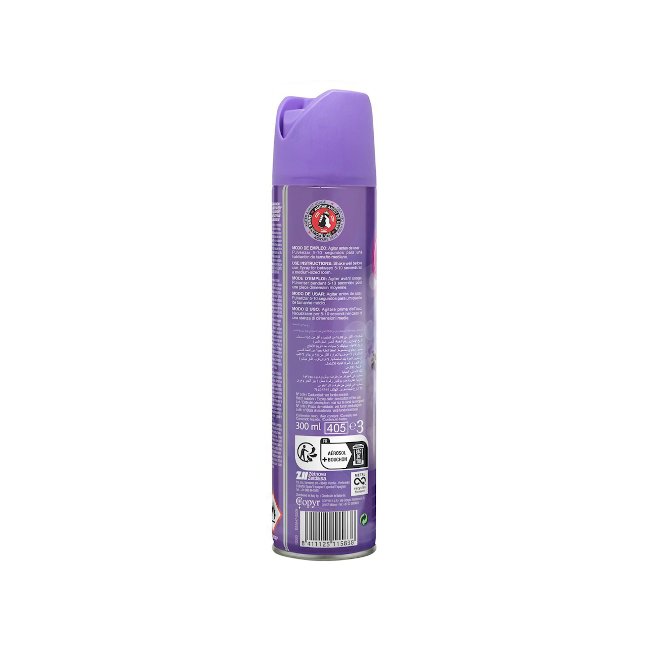 Ambientador Spray Lavanda Splash 300Ml
