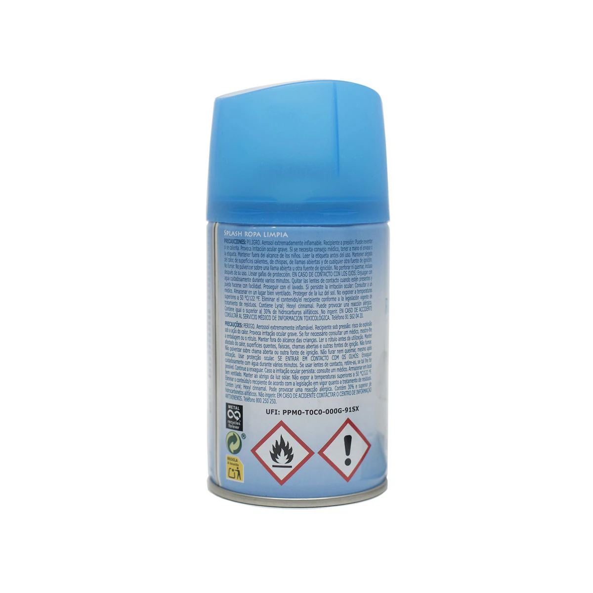 Recambio Ambientador Automático Ropa Limpia Splash 250Ml
