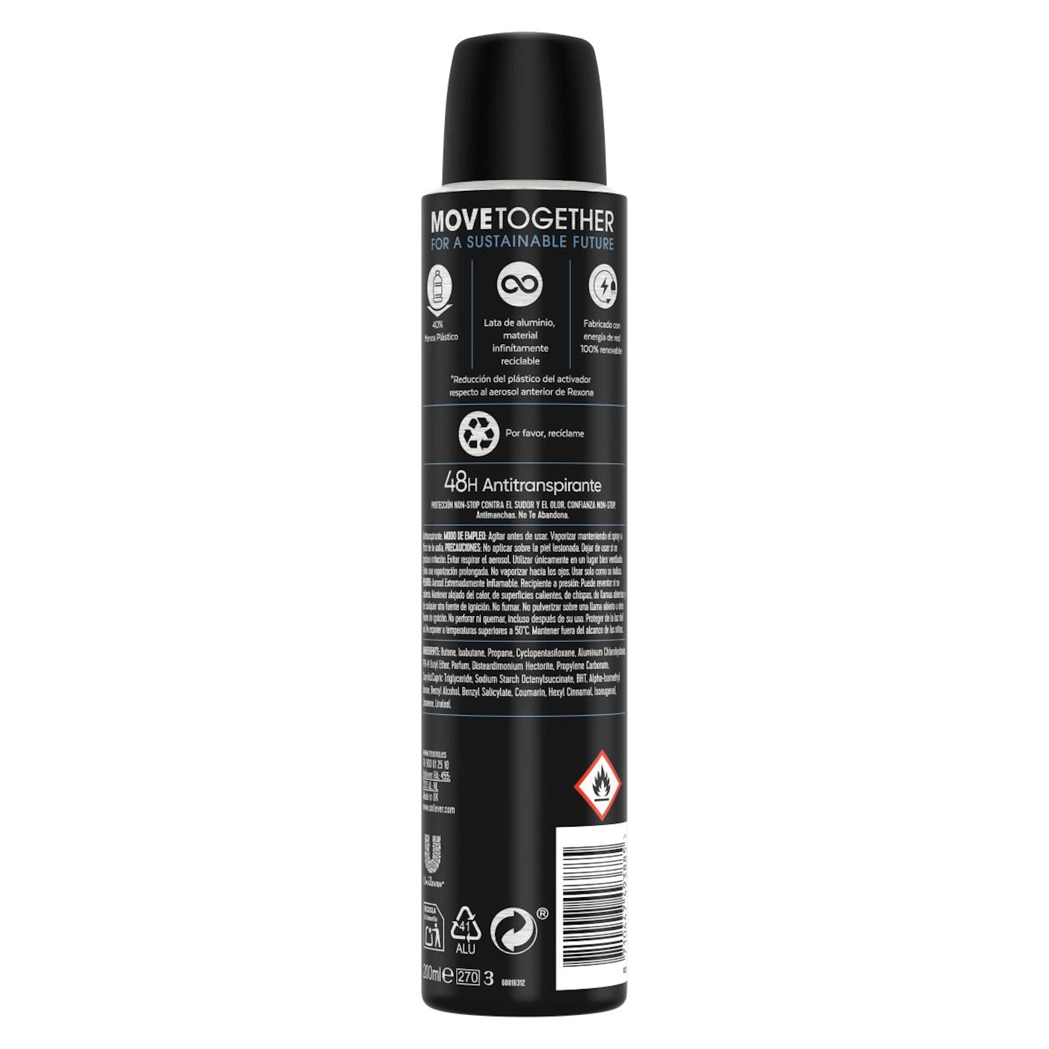 Desodotante Invisible Rexona Men Ice Fresh Spray 200Ml