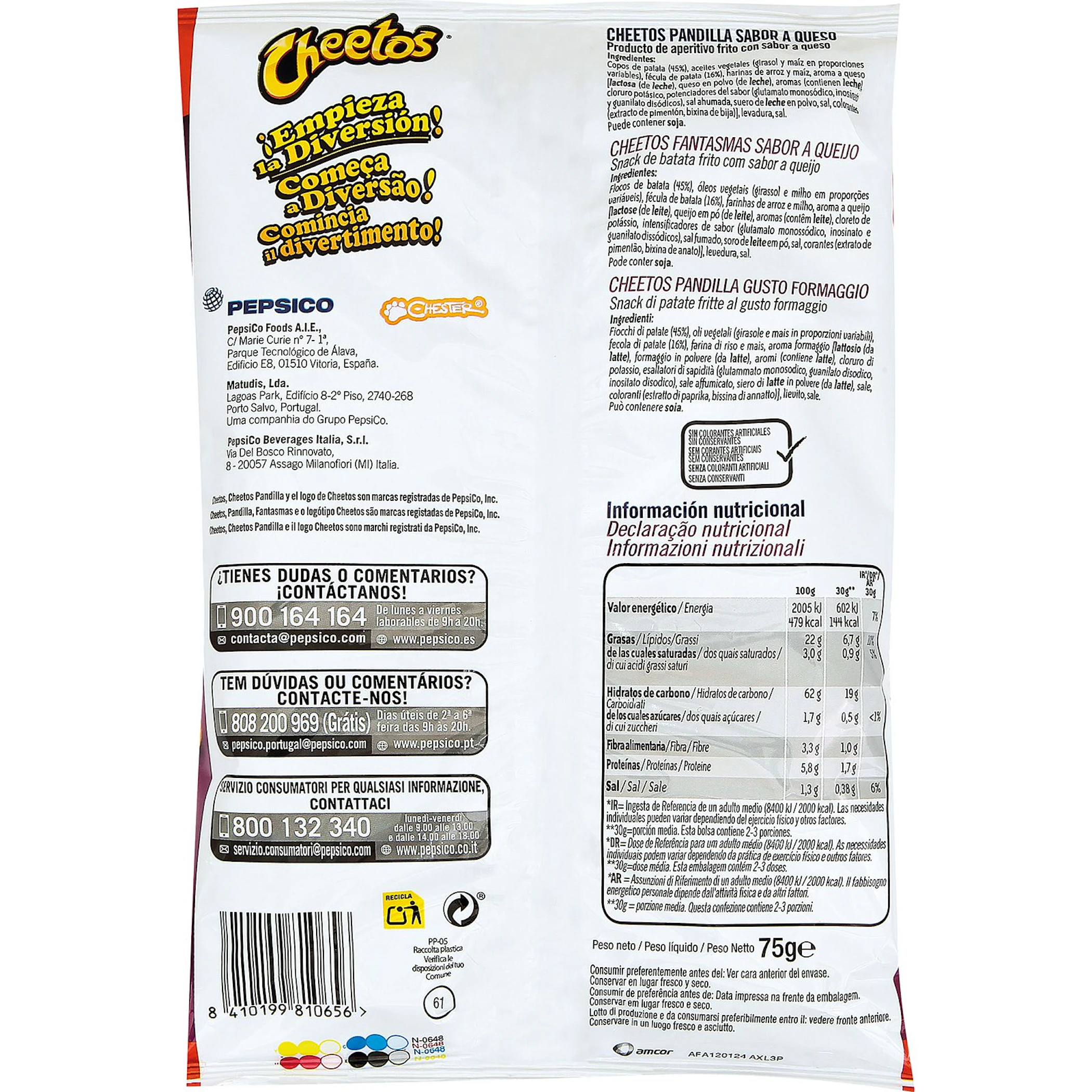 Cheetos Pandilla 75 Gr