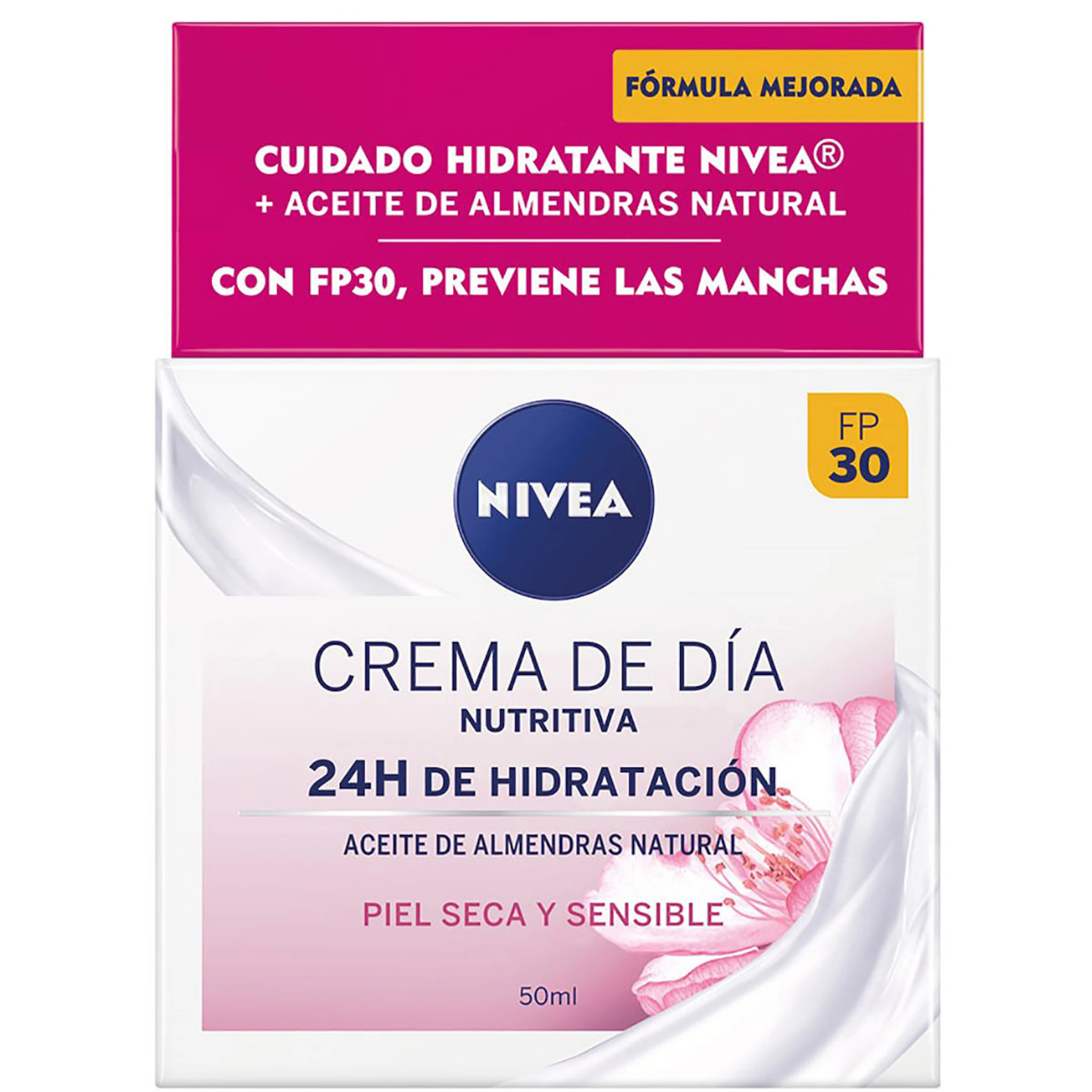 Crema De Día Nivea Nutritivo Hidratante Piel Seca Tarro 50Ml 0