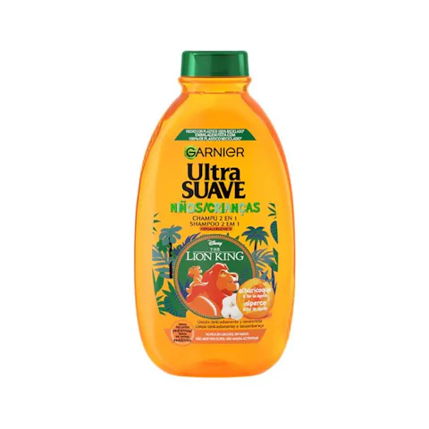 Champú 2 En 1 Para Niños Ultrasuave Garnier 400Ml