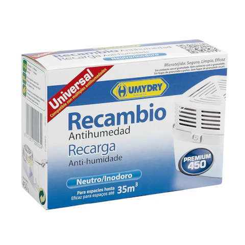 Ambientador Anti Húmedad Humydry Recambio 1 Ud