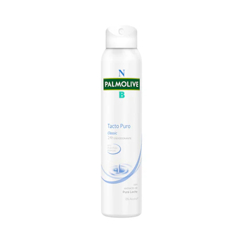 Desodorante Spray Palmolive Nb Tacto Puro 24H Antimanchas Blancas 200Ml