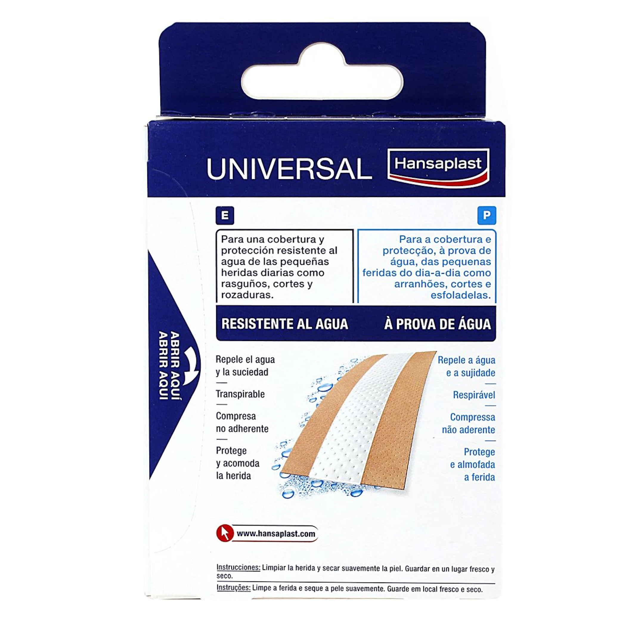 Apósito Cortar Hansaplast Universal Resistente Al Agua 1M X 6Cm