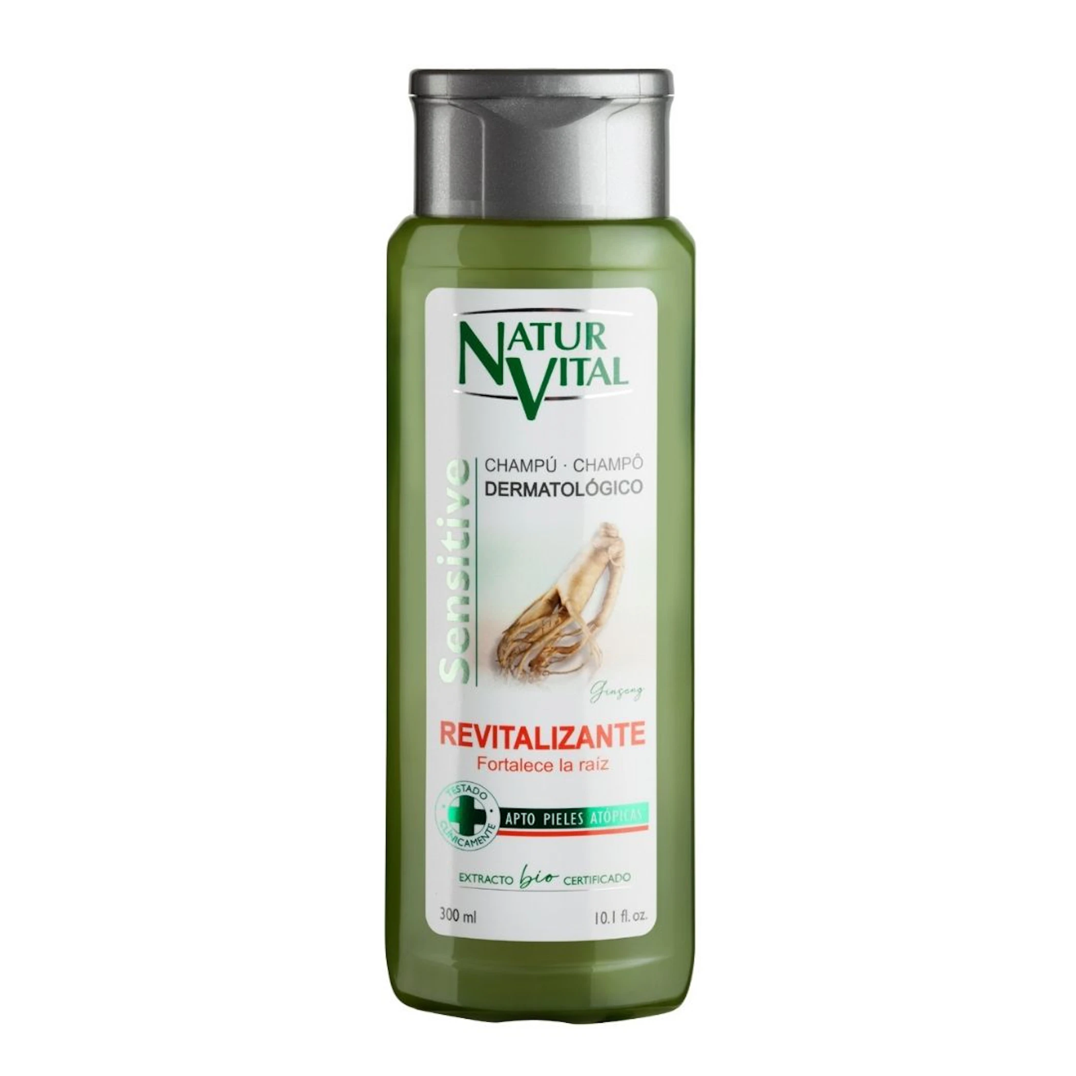 Champú Revitalizante Ginseng Naturvital 300Ml 0