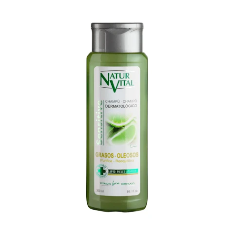 Champú Sensitive Naturvital Cabellos Grasos 300Ml