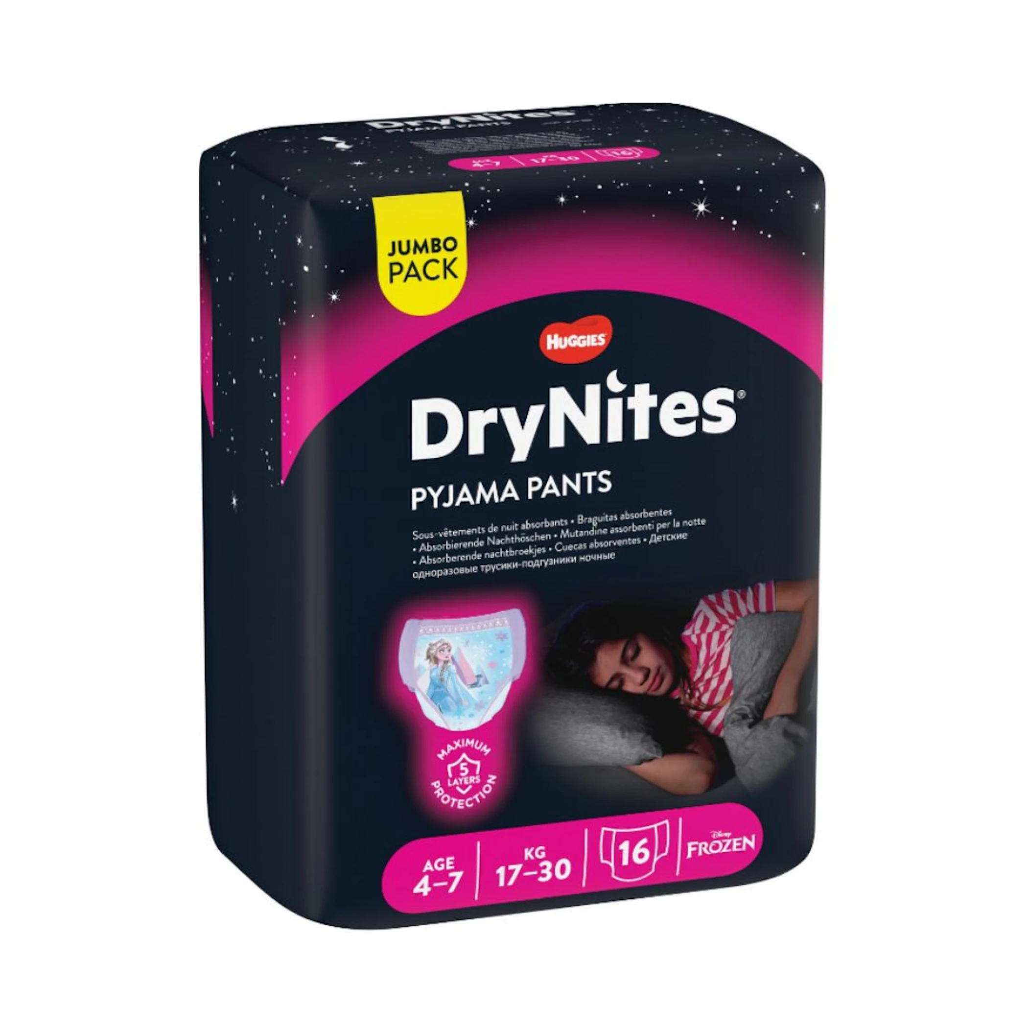 Braguitas Absorbentes Niñas 4-7 Años DryNites 16 Uds 0