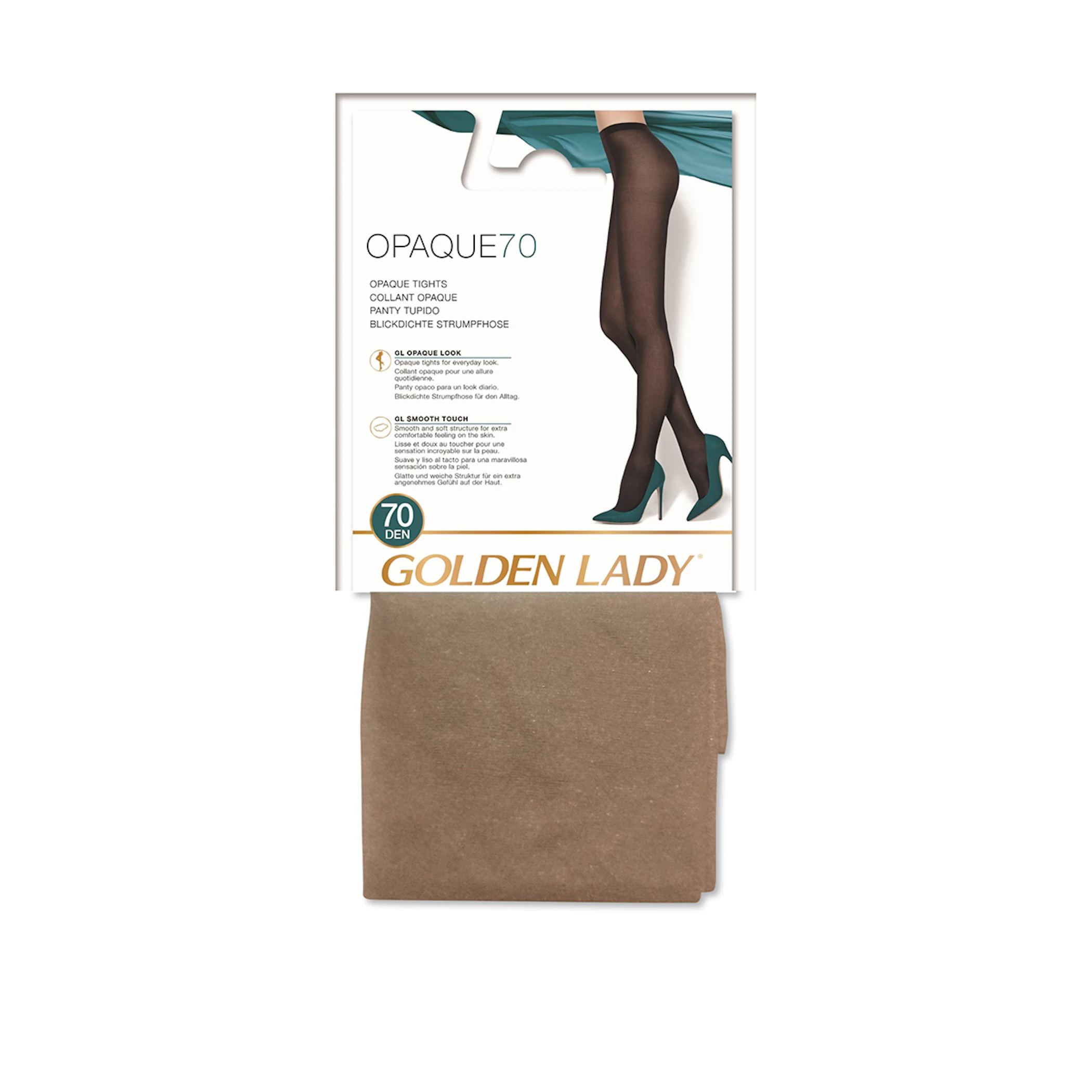 Panty Tupido Opaque 70 Den Golden Lady Talla M3 0