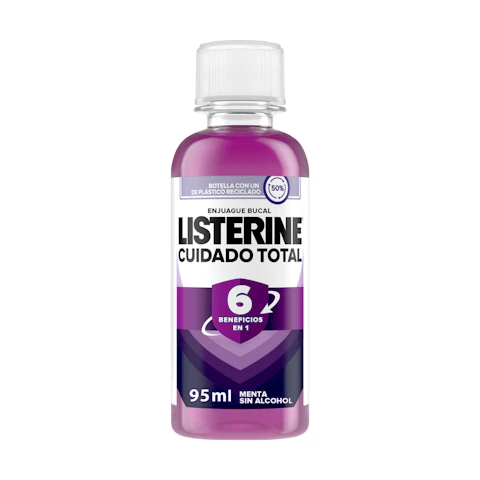 Enjuague Bucal Cuidado Total Formato Viaje Listerine 95Ml