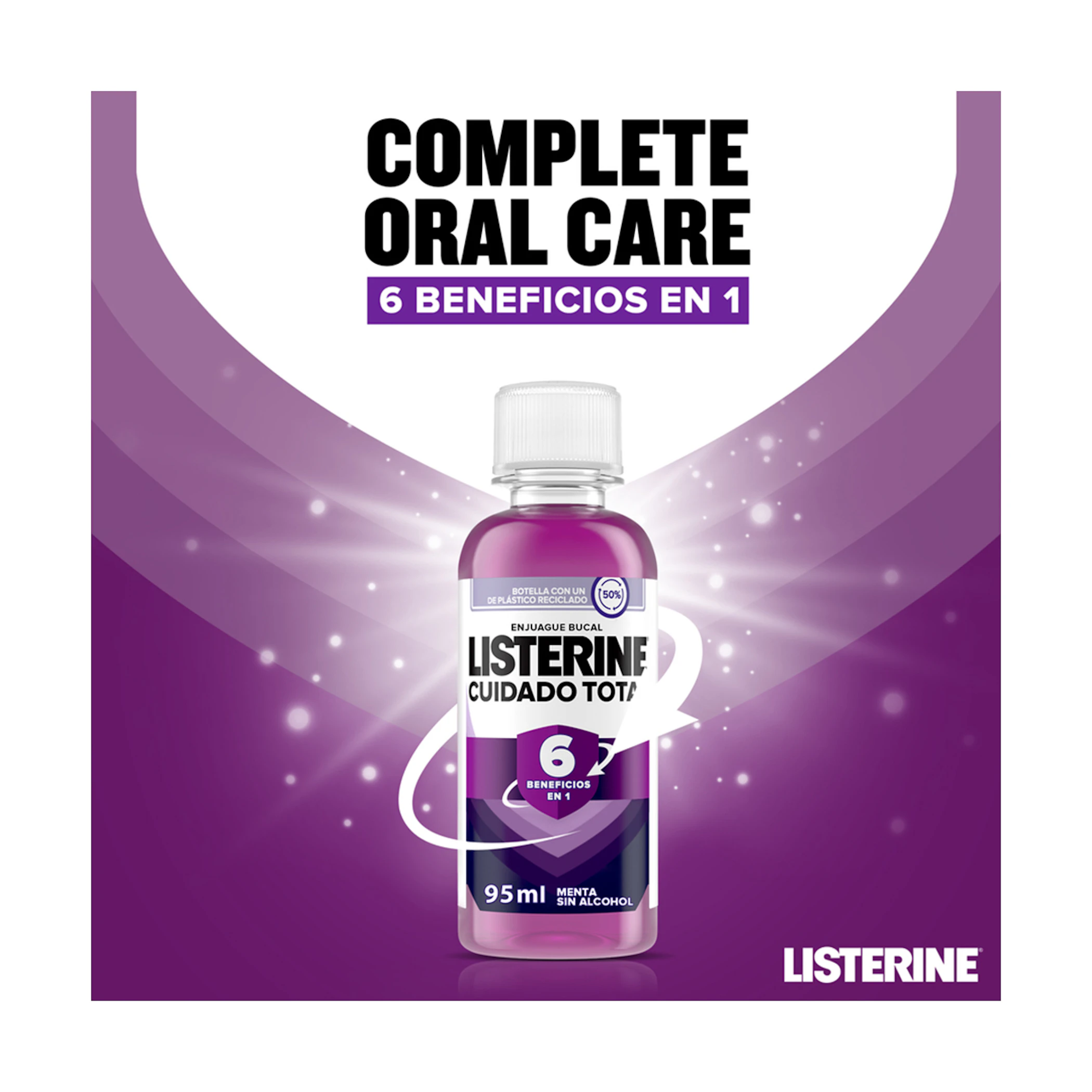 Colutório Cuidado Total Listerine 95Ml