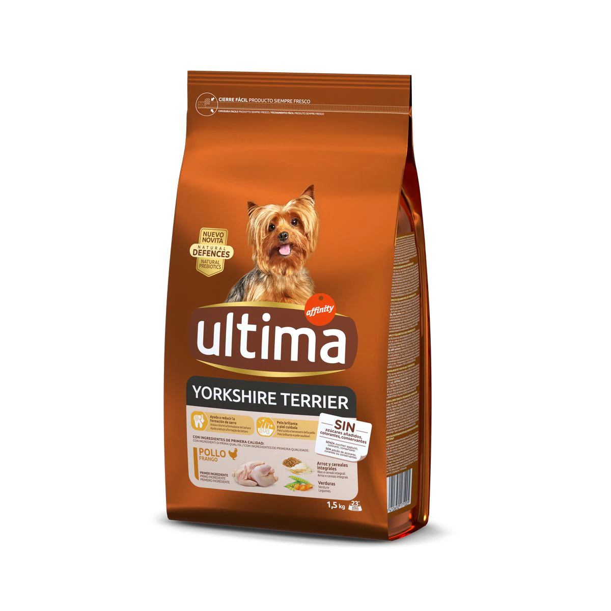 Pienso Yorkshire Terrier Pollo Y Arroz Ultima 1.5Kg Pienso Yorkshire Terrier Pollo Y Arroz Ultima 1.5Kg 0