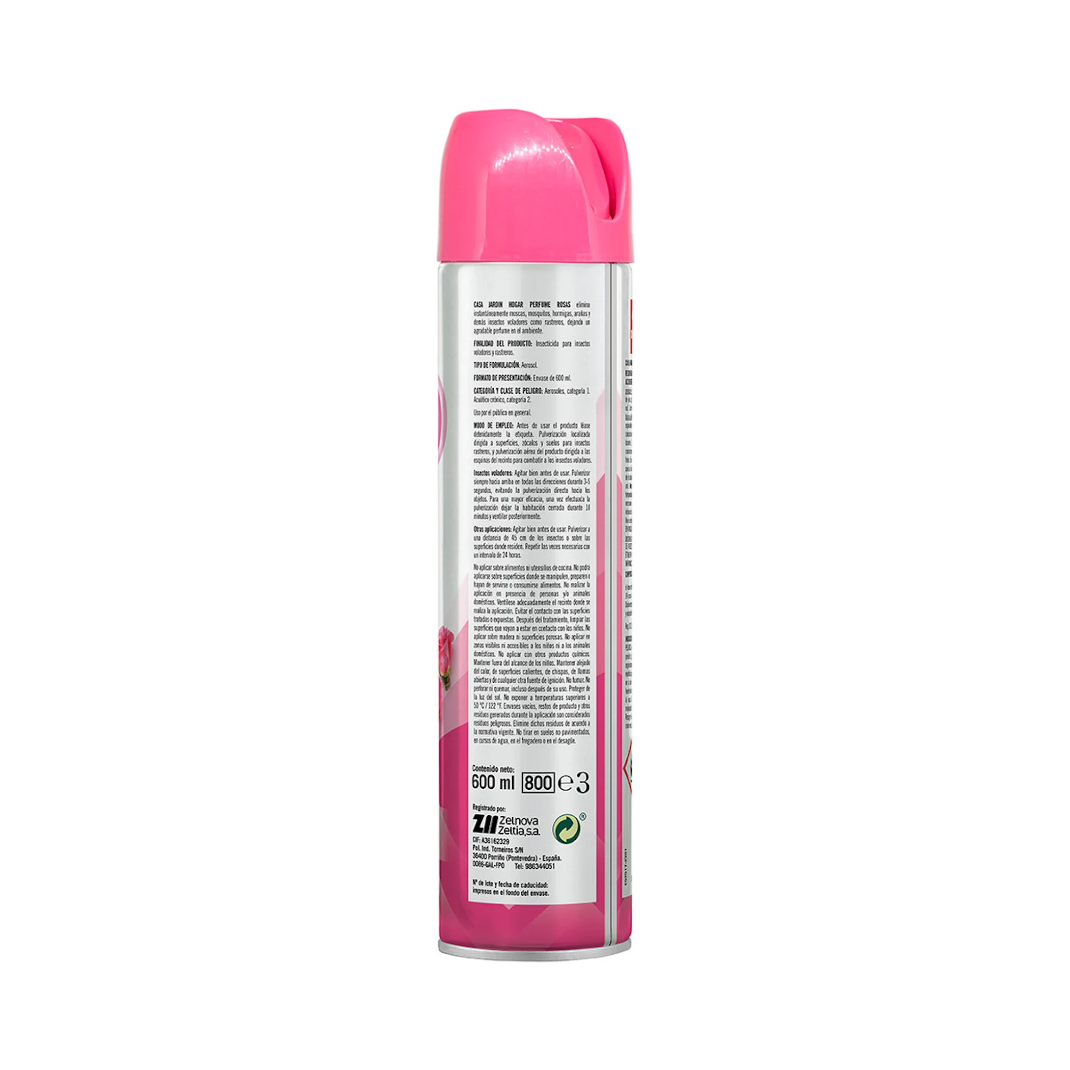Insecticida Spray Rosas Casa Jardín 600Ml