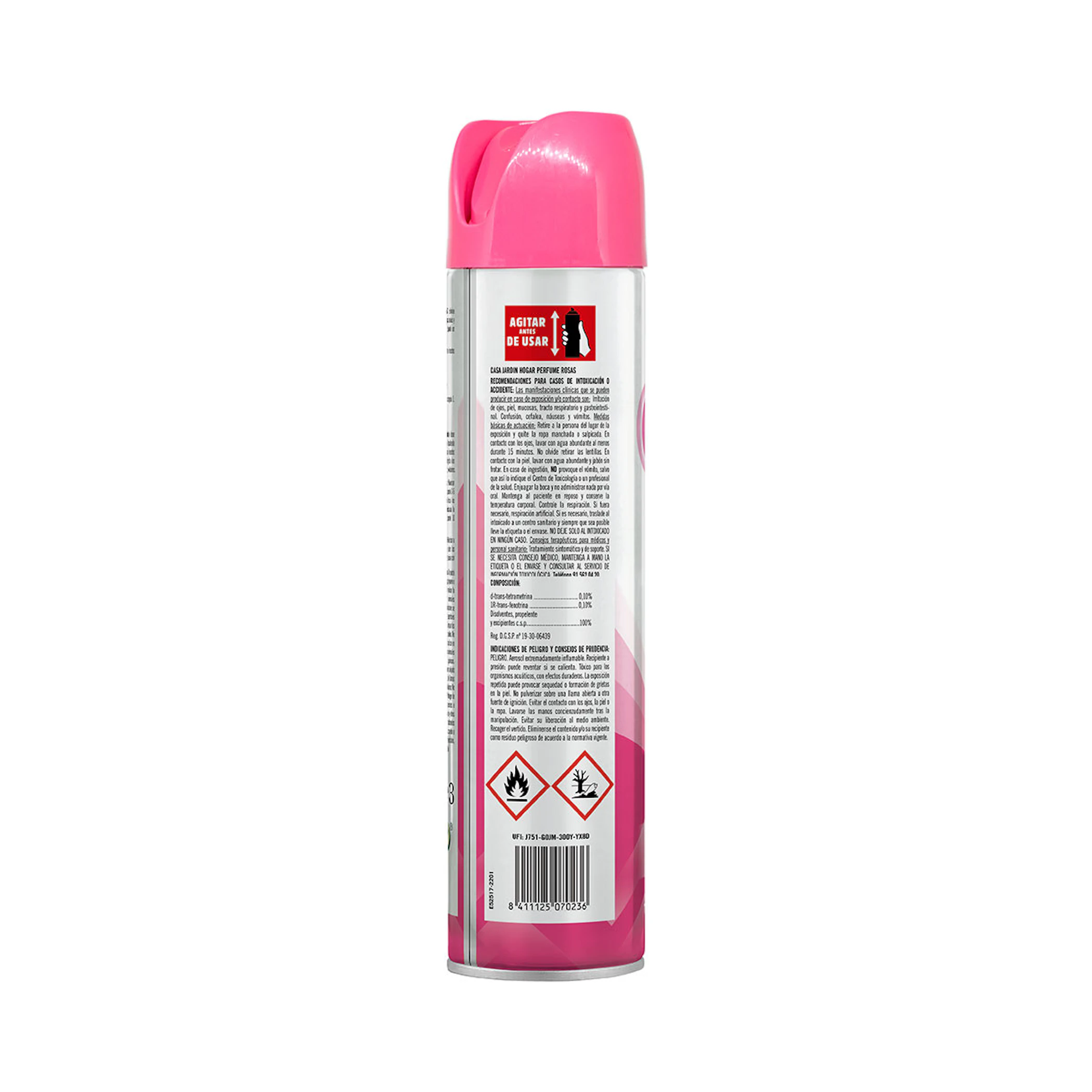 Insecticida Spray Rosas Casa Jardín 600Ml