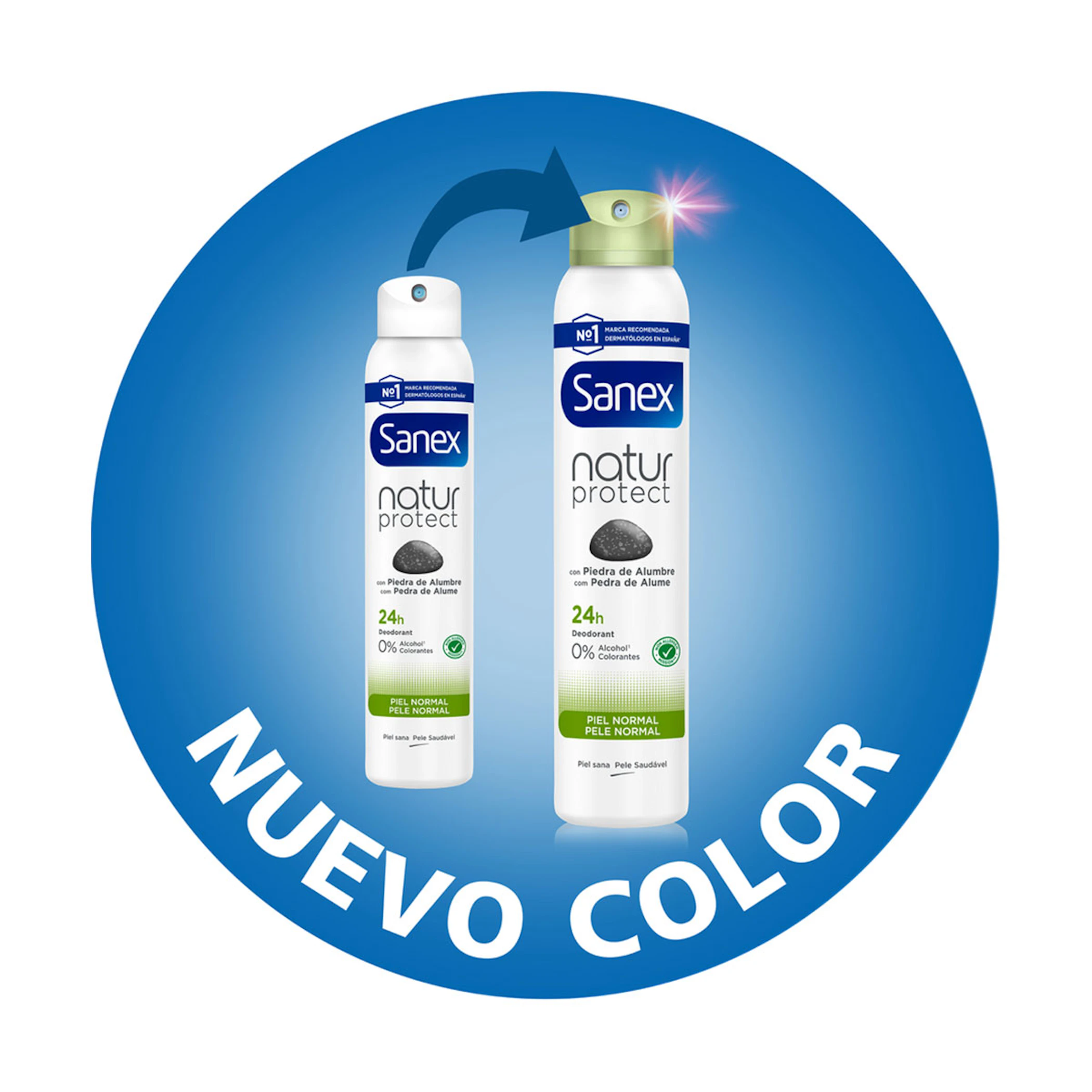 Desodorante Spray Mineral Protect Piel Normal 48H Piedra De Alumbre Sanex 200Ml