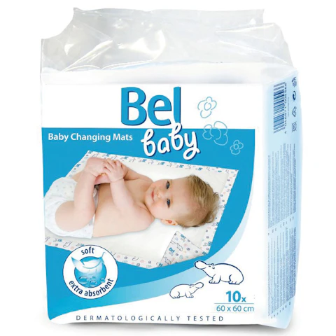 Protector Cambiador Bel Baby Bolsa 10 Uds
