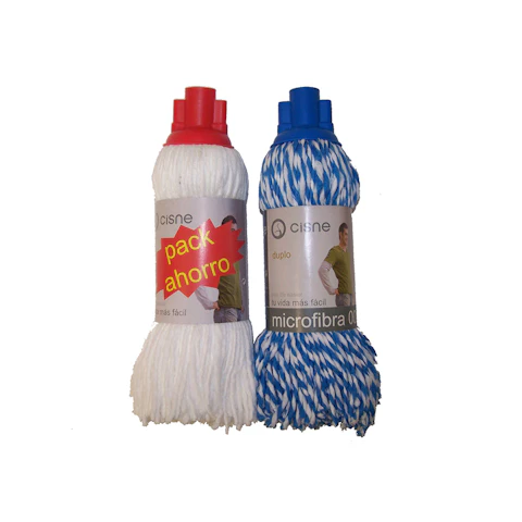 Fregona Microfibra Cisne Paquete 2 Uds