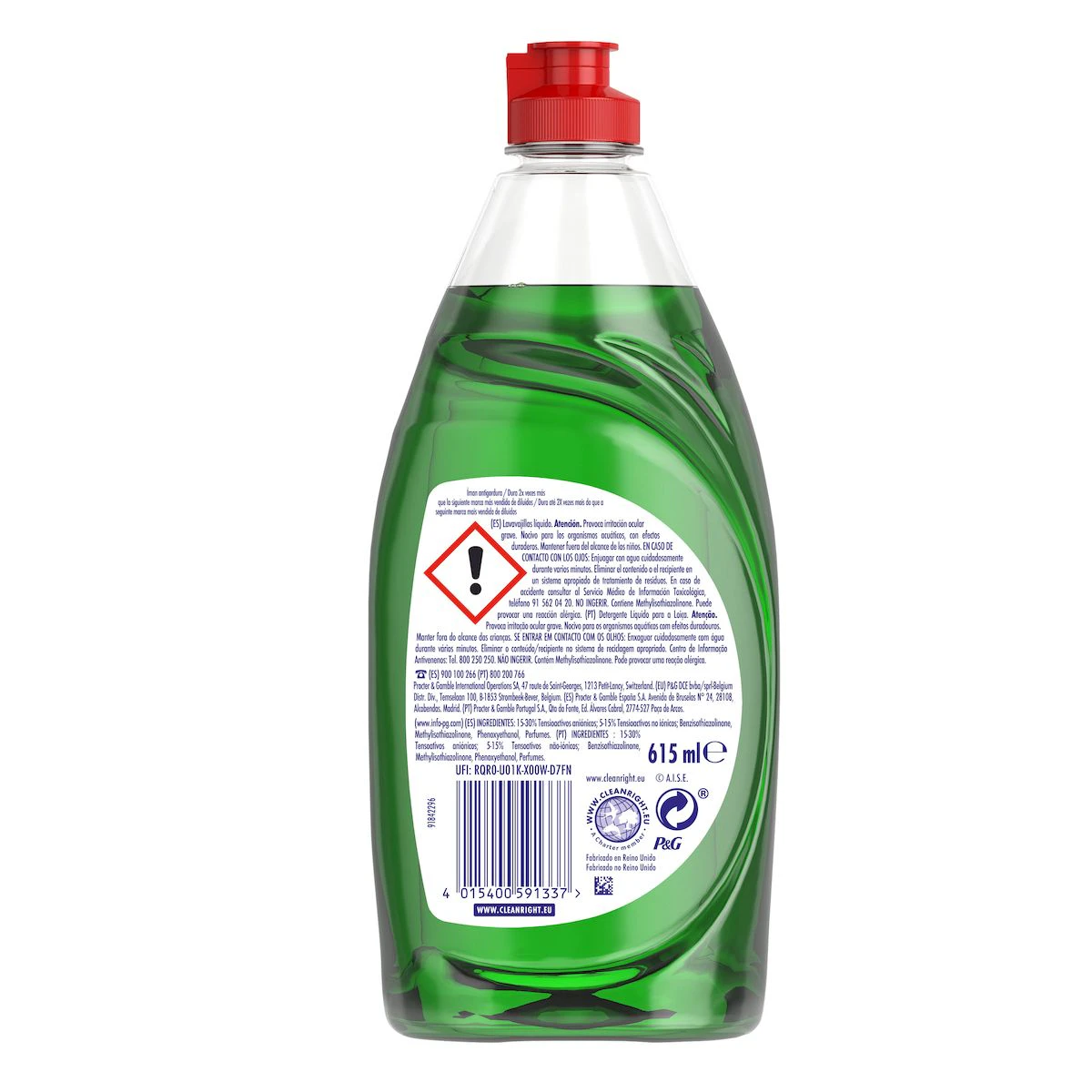 Detergente Loiça Ultra Original Fairy 615Ml