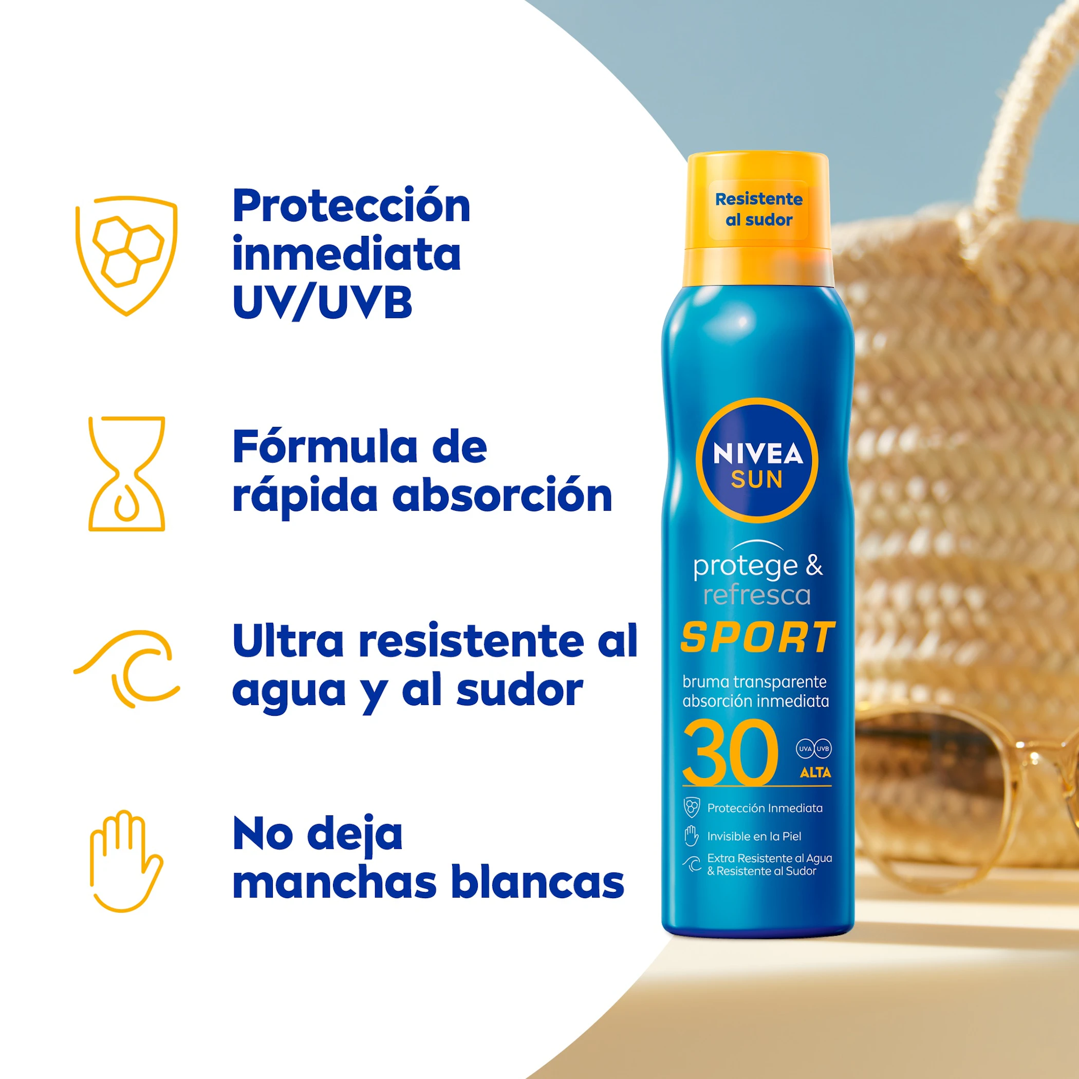 Bruma Solar Protege & Refresca Sport SPF 30 Nivea 200Ml