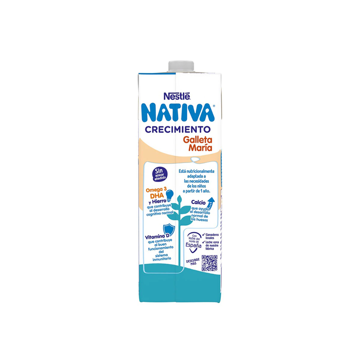 Leite De Crescimento Bolacha Maria Nestlé 1Lt