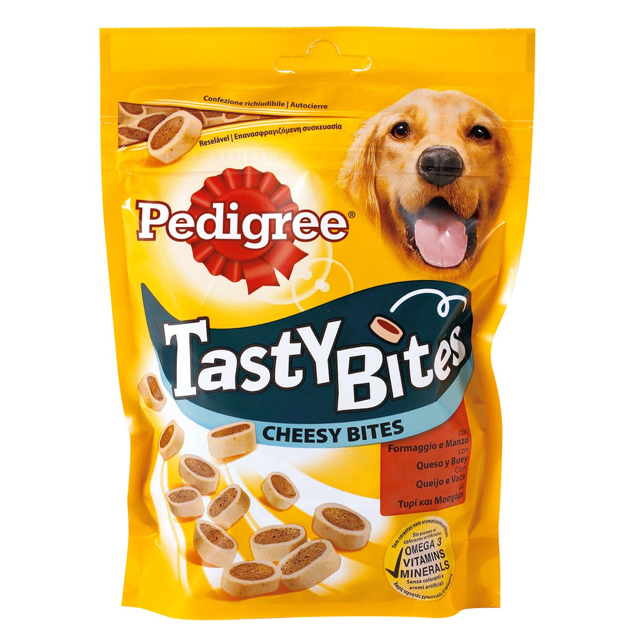 Snack Para Perros Pedigree Tasty Bites Con Pollo Bolsa 140 Gr 0