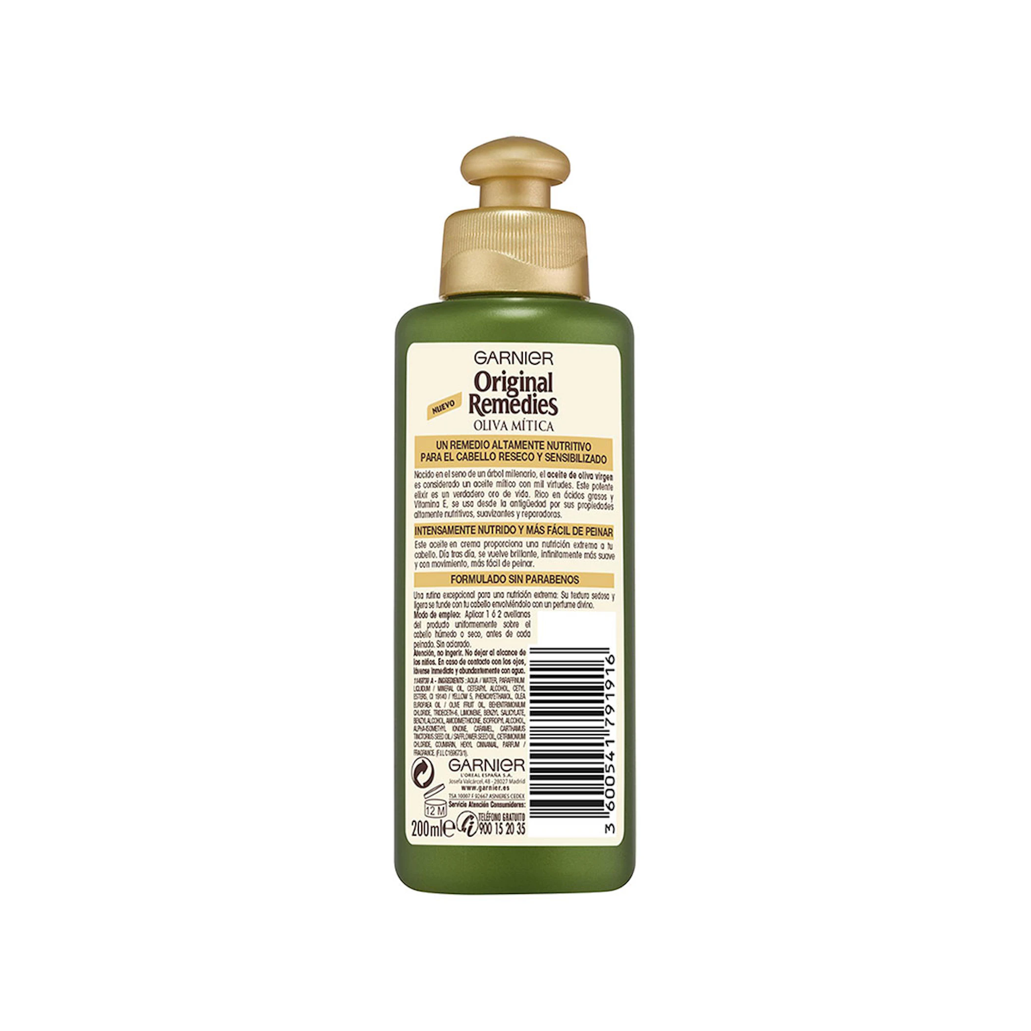 Aceite En Crema Oliva Mítica Original Remedies 200Ml