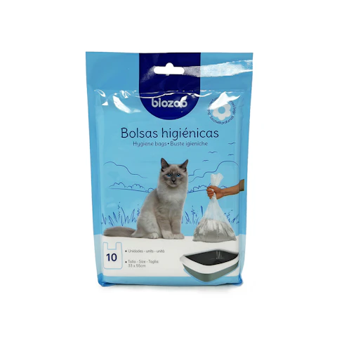 Bolsas Higiencias Biozoo Gatos 53X33Cm 10 Unidades 10 uds