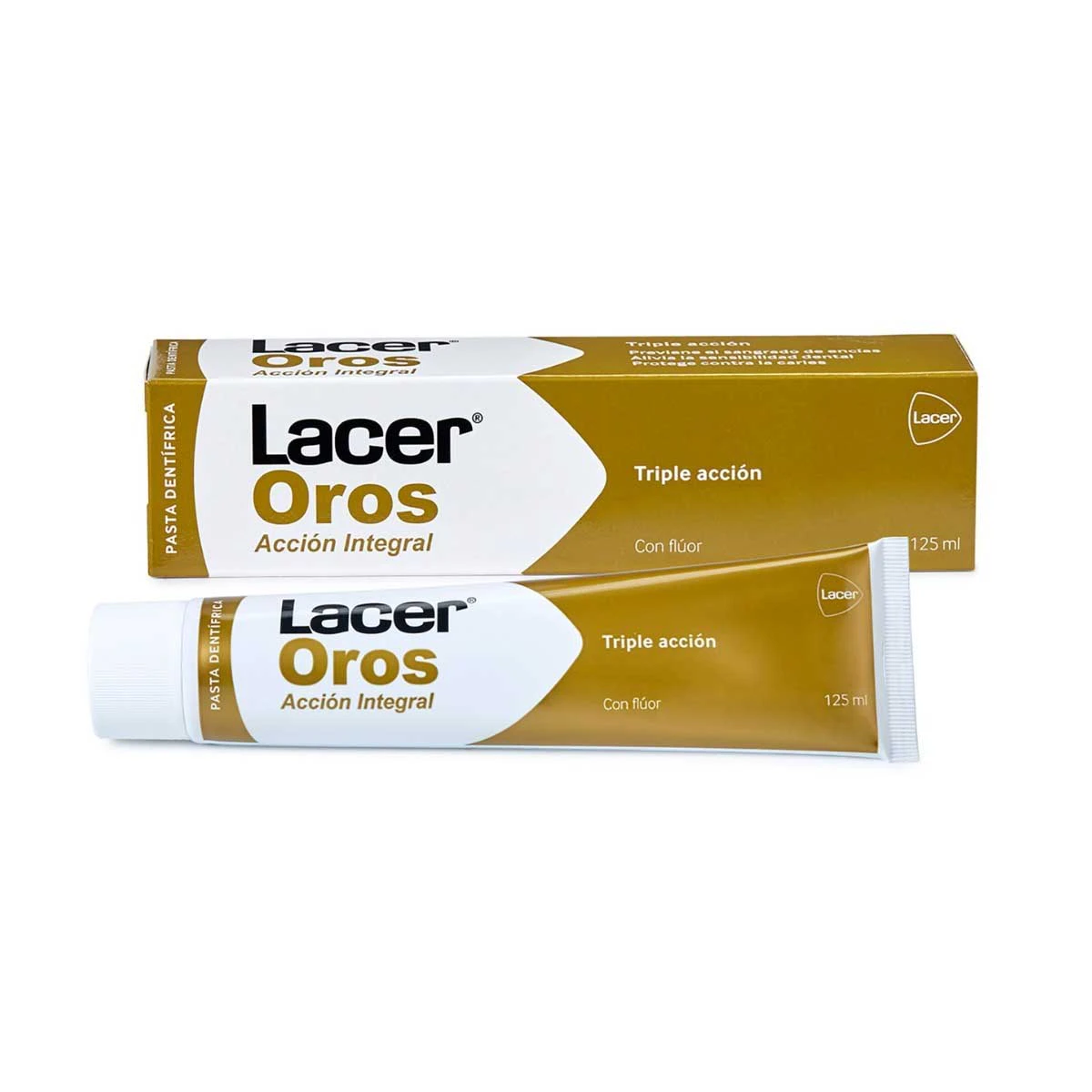 Pasta De Dientes Oros Lacer 125Ml