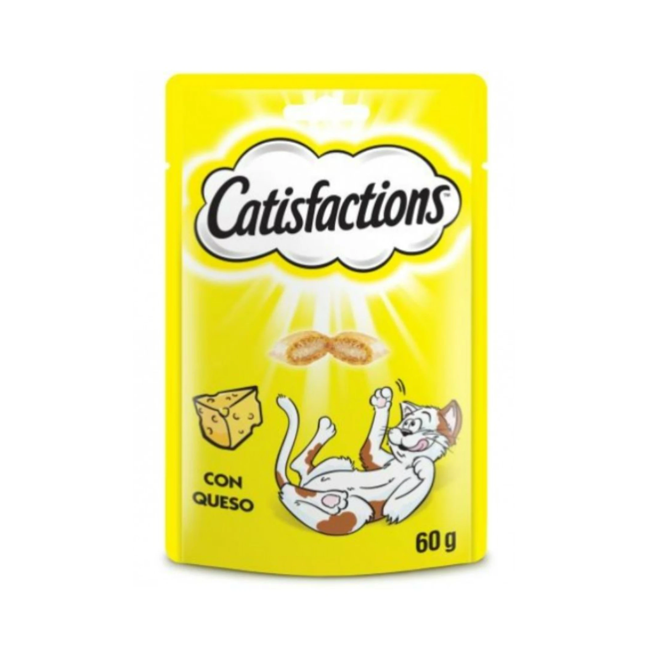 Snack Gatos Queso Catisfactions 60 Gr 0