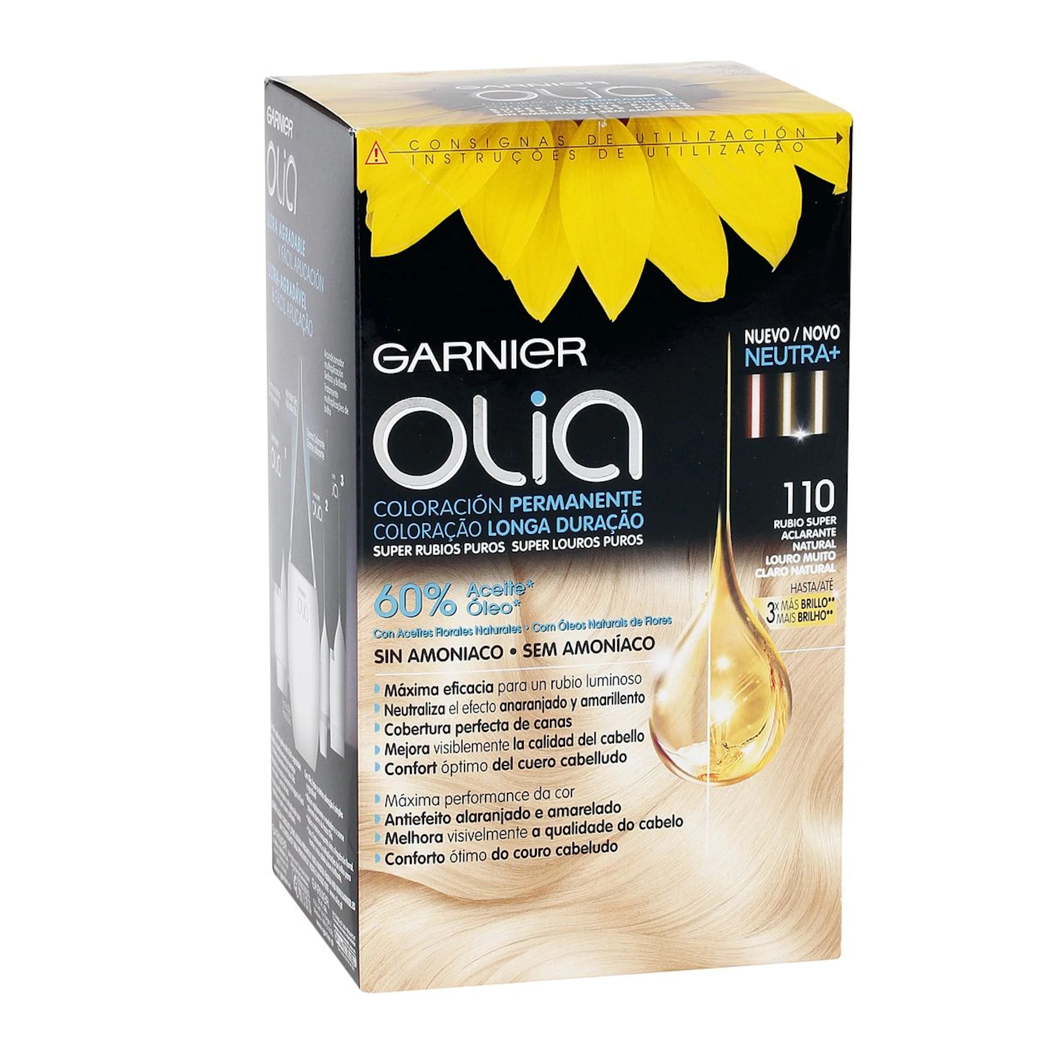 Tinta Permanente Sem Amoníaco Garnier Olia Tons Louros 0