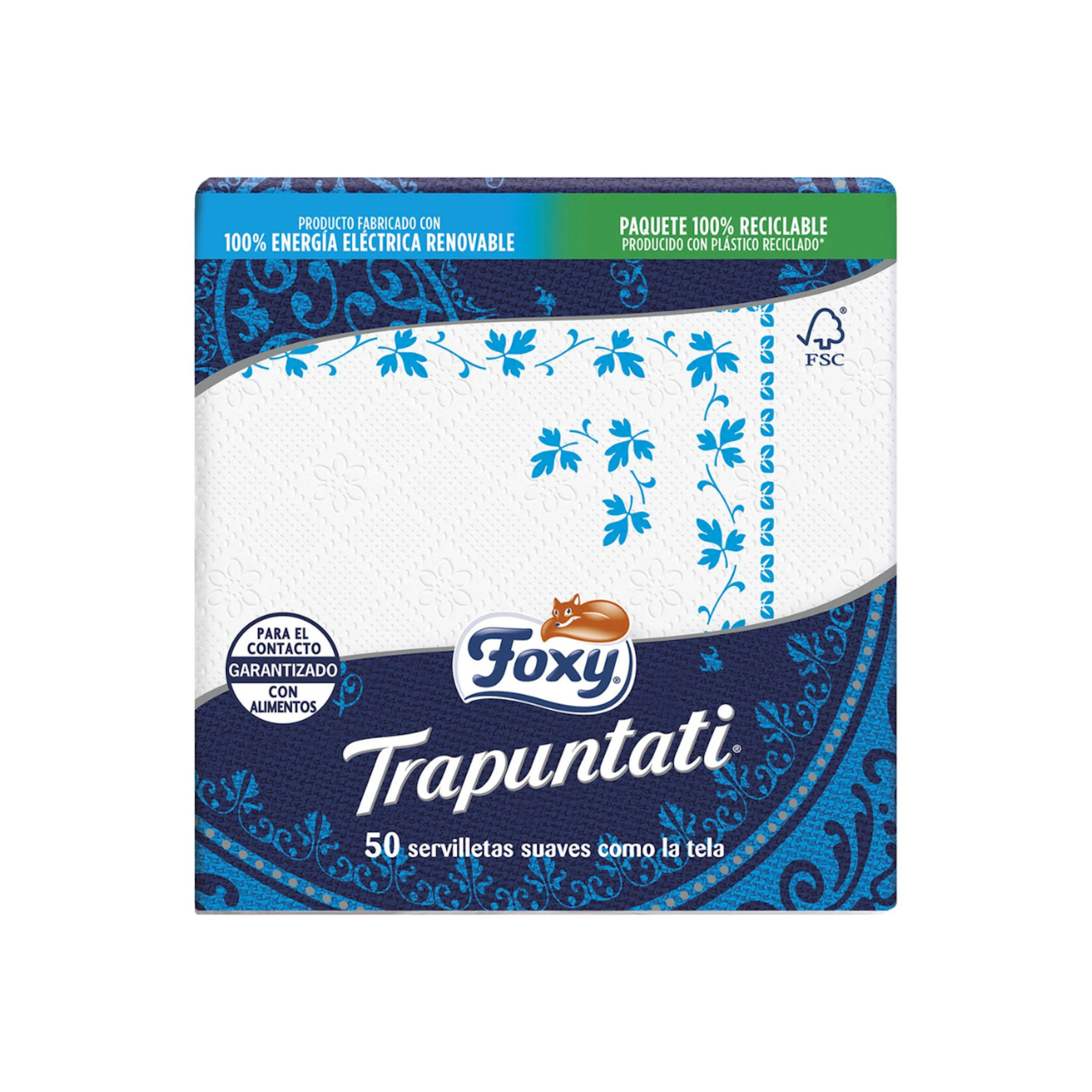 Servilletas Decoradas Trapuntati Foxy 50 Uds 0