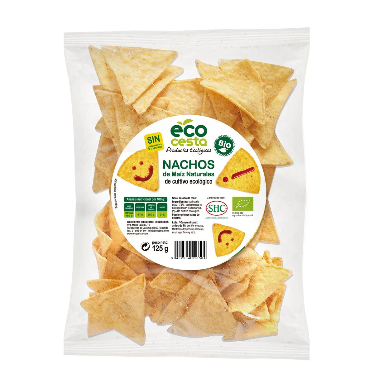 Nachos De Milho Ecocesta 125 Gr
