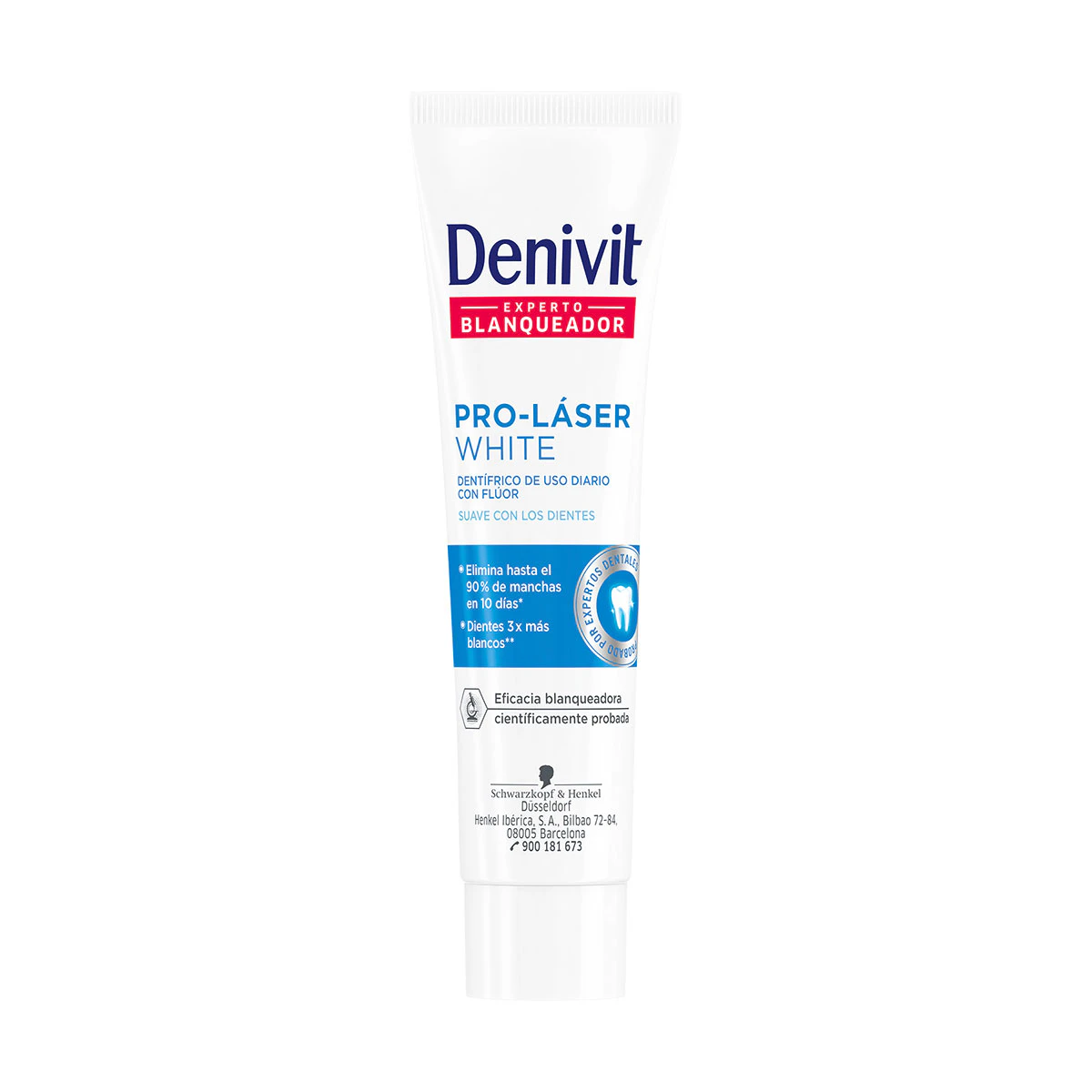 Dentífrico Blanqueador Pro-Láser White Denivit 50Ml