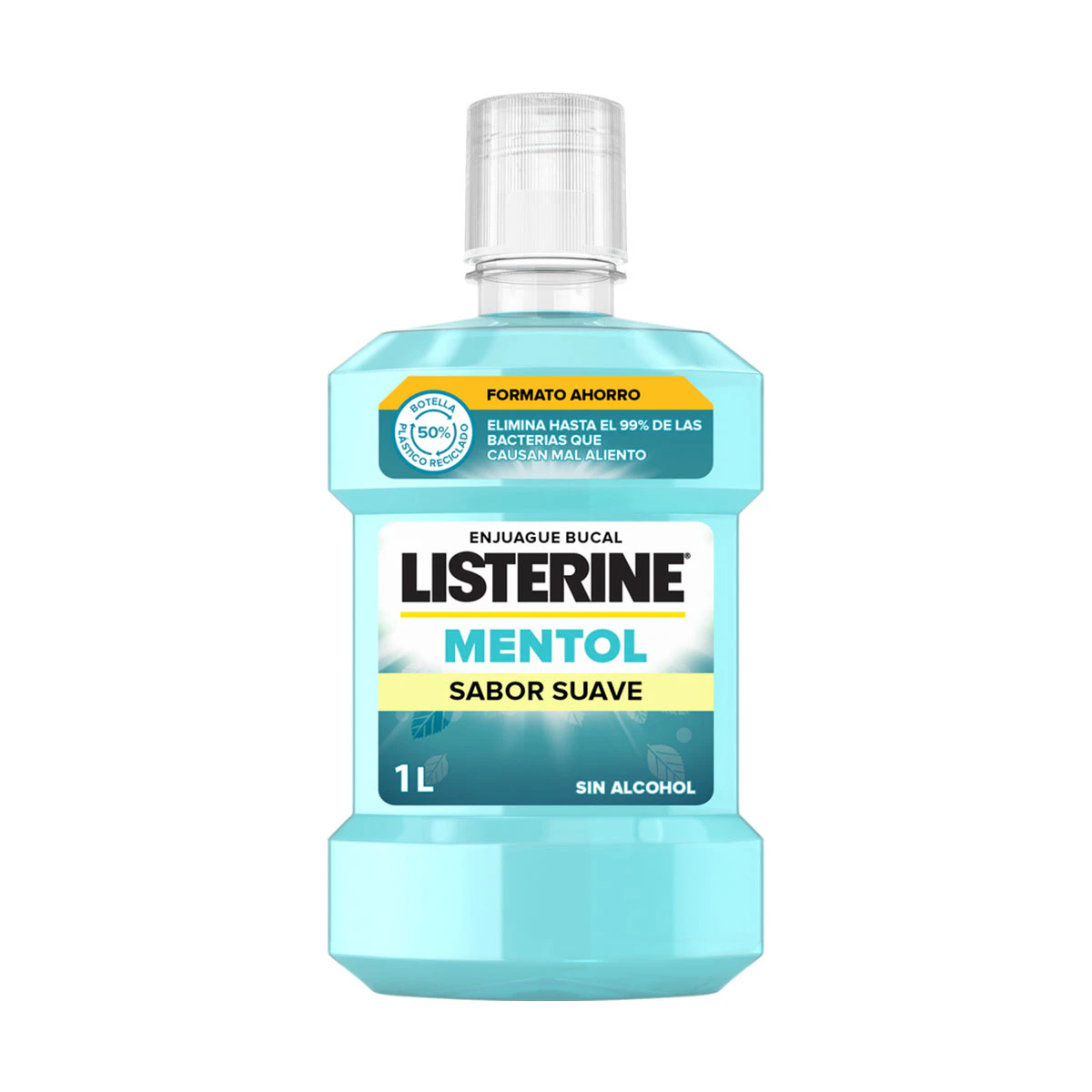 Enjuague Bucal Mentol Suave Listerine 1 Lt