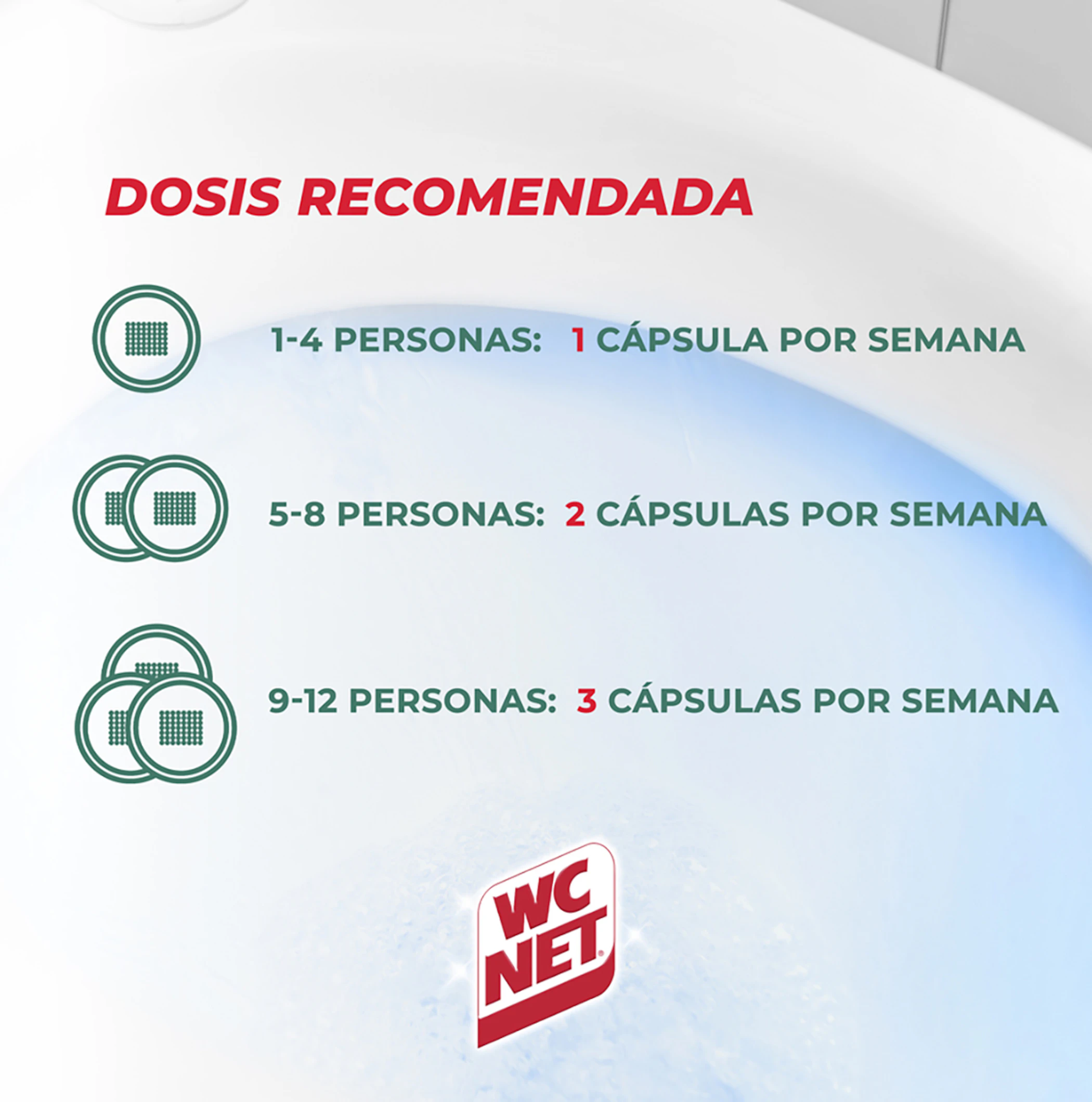 Limpador Em Cápsulas Fossas Sépticas WC Net 20 Unid.
