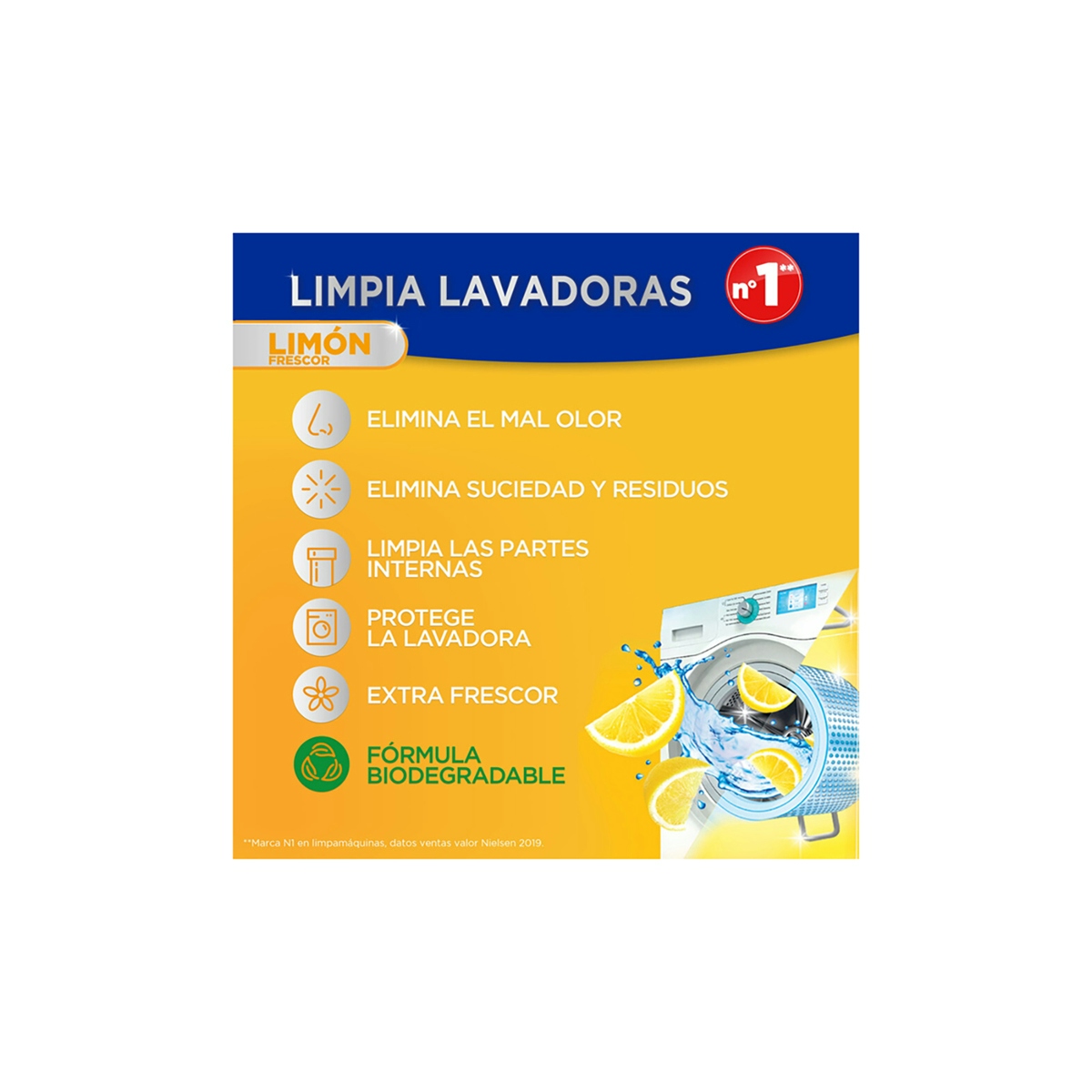 Limpia Lavadoras Aroma Limón Colon 250Ml