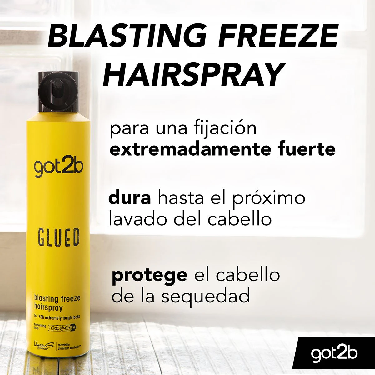 Spray Fijador Congelante Glued Got2B 300Ml