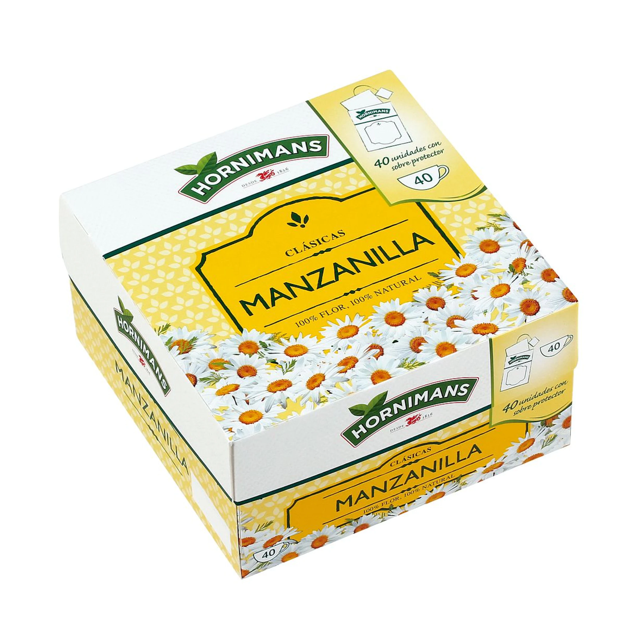 Infusión Manzanilla Hornimans 40 Uds