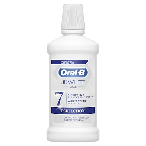 Oral-B enjuague bucal 3D white 500 ml