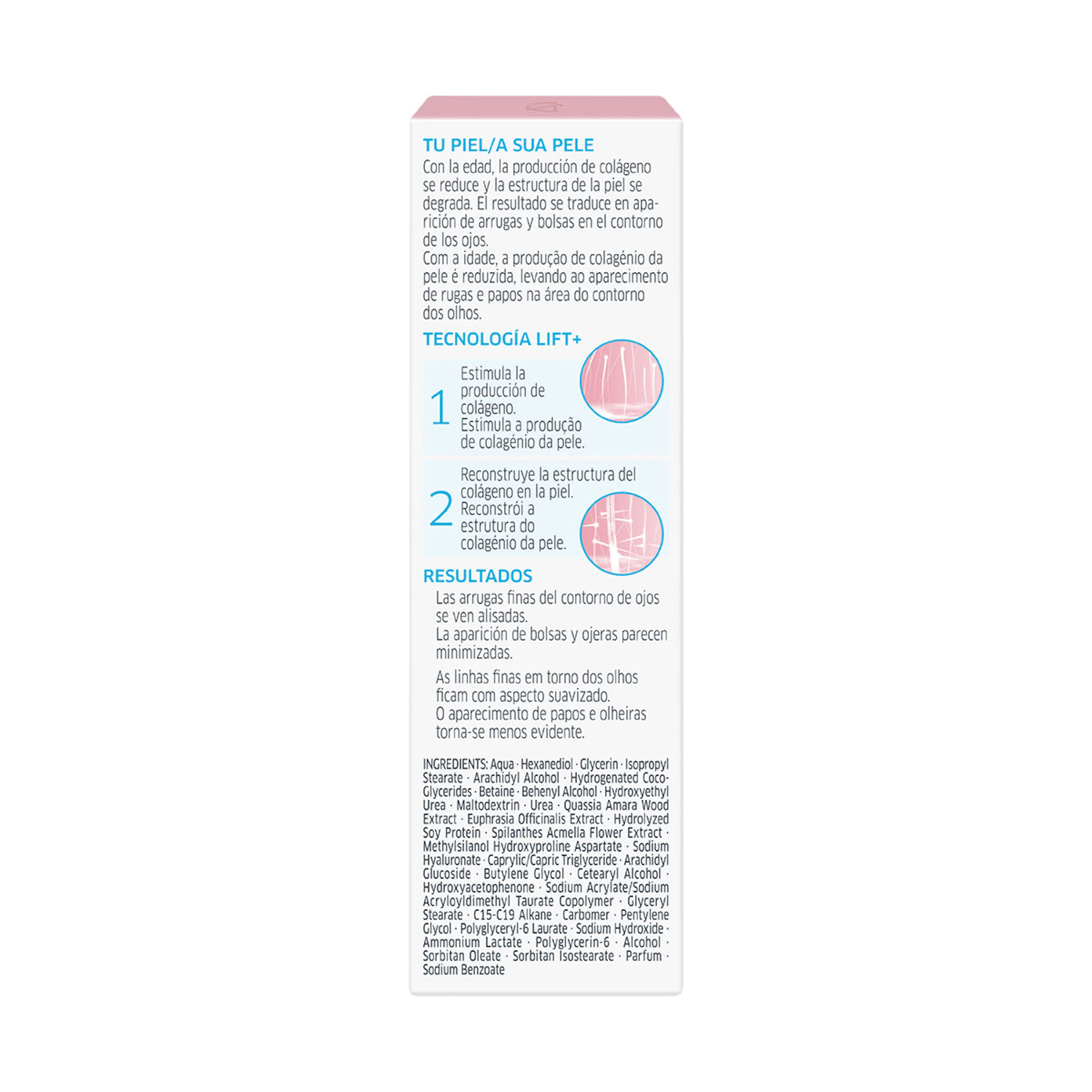 Contorno De Olhos Antienvelhecimento Lift+ Hydratant Diadermine 15Ml