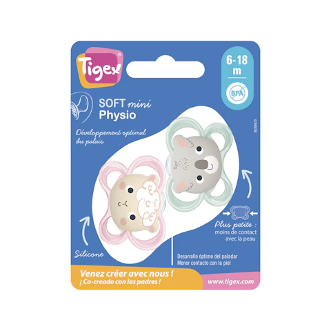 Chupetes Soft Touch T 2 Girl And Boy 2 Uds
