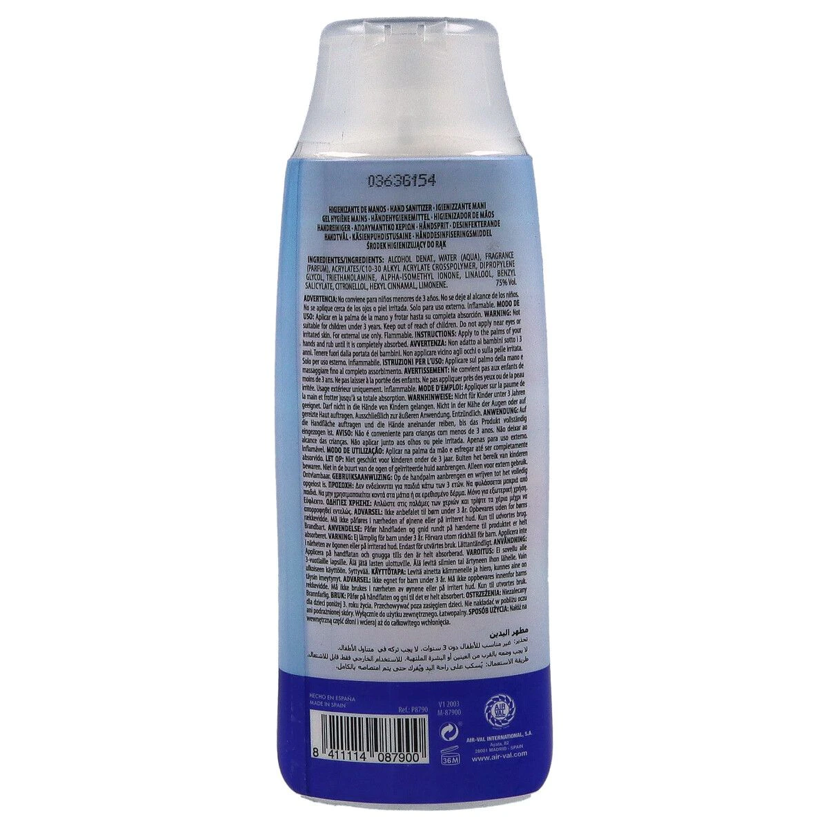 Gel Higienizante De Manos Air-Val 300Ml