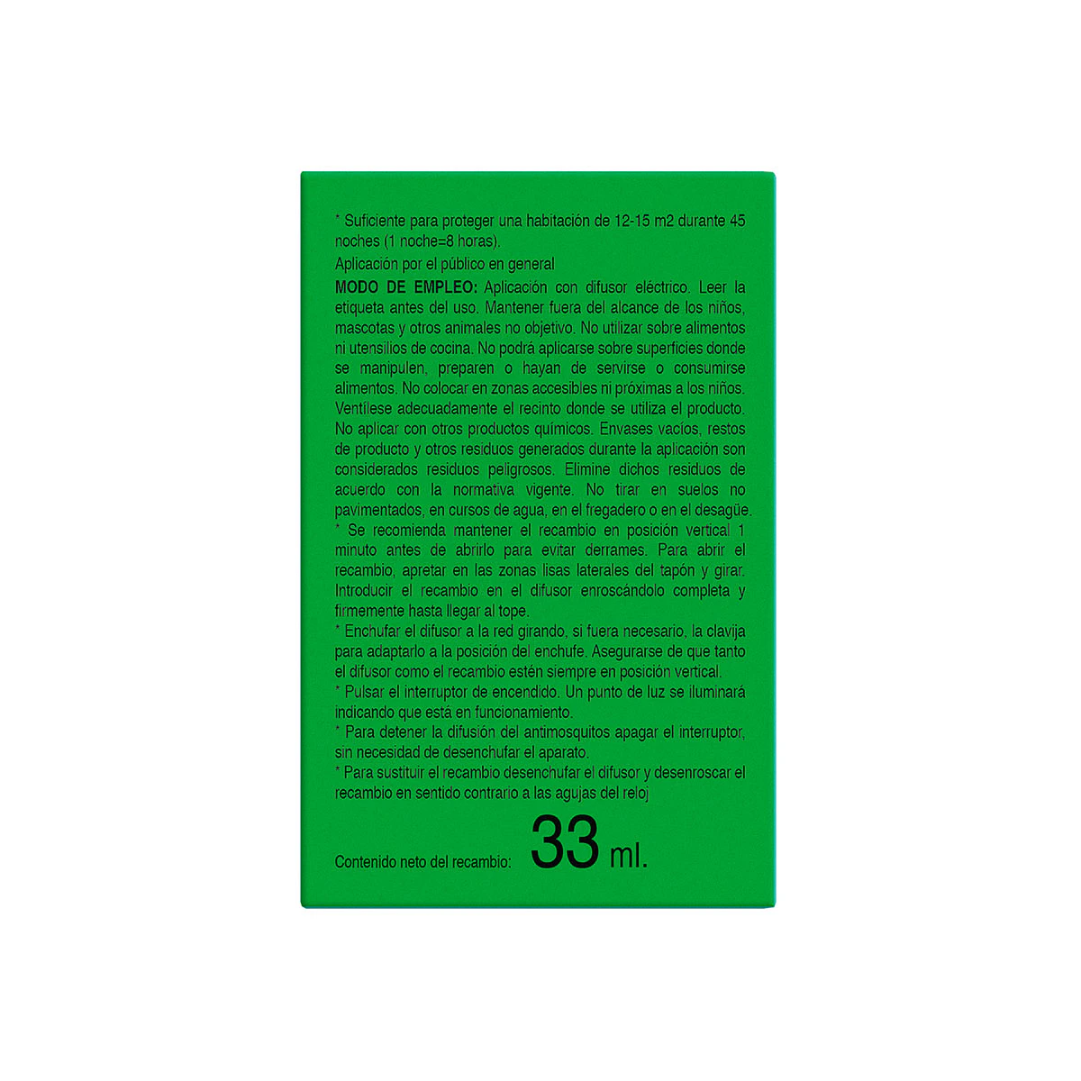 Recambio Insecticida Antimosquitos Xtermin