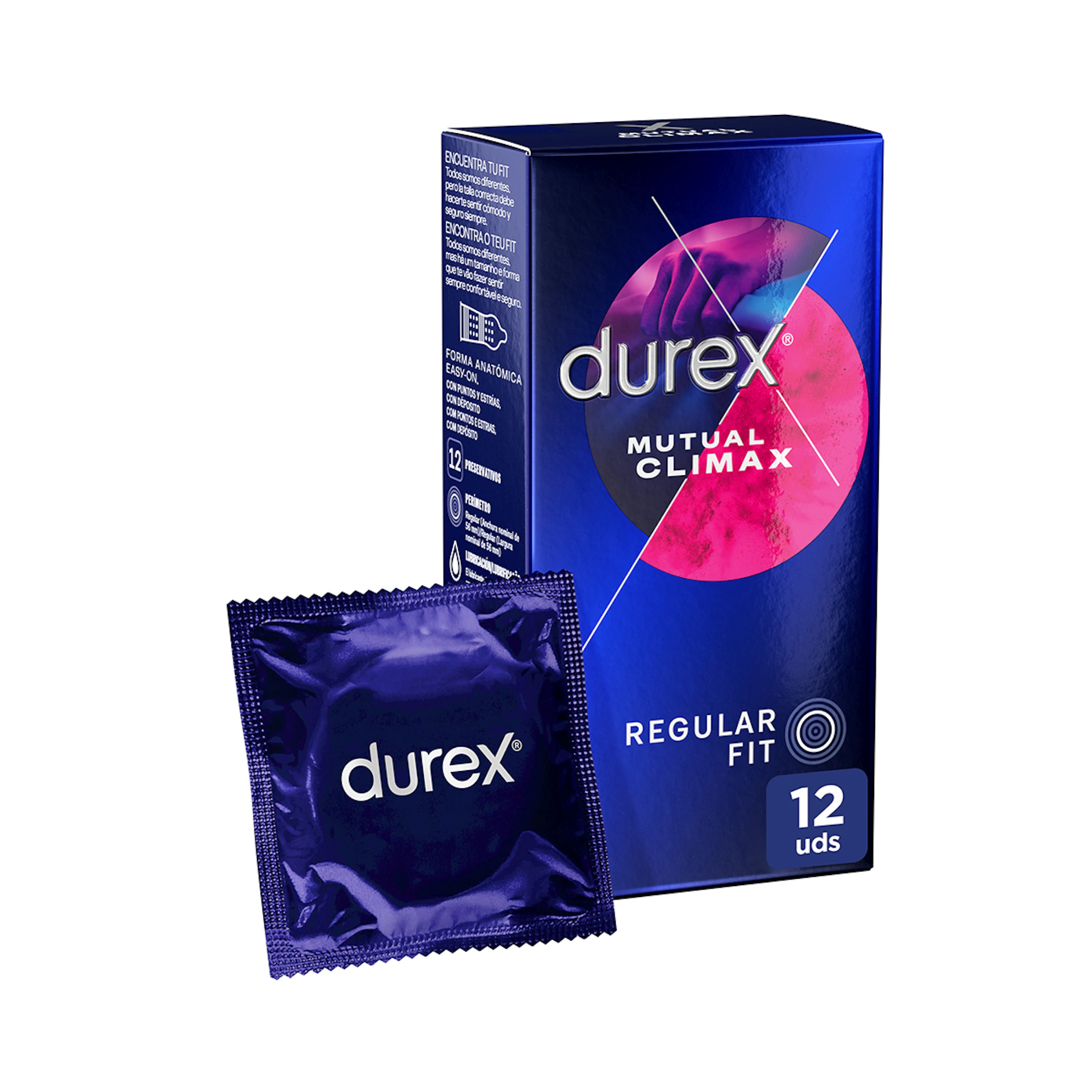 Preservativos Mutual Climax Durex 12 Uds 0