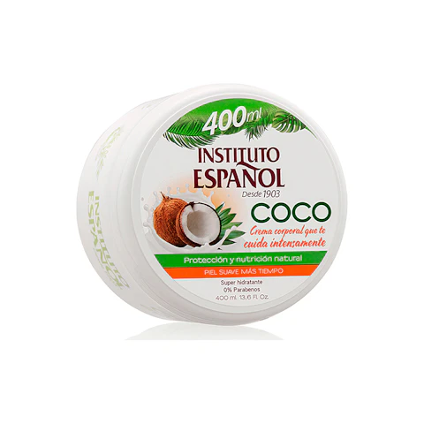 Crema Corporal Coco Tarro Instituto Español 400Ml