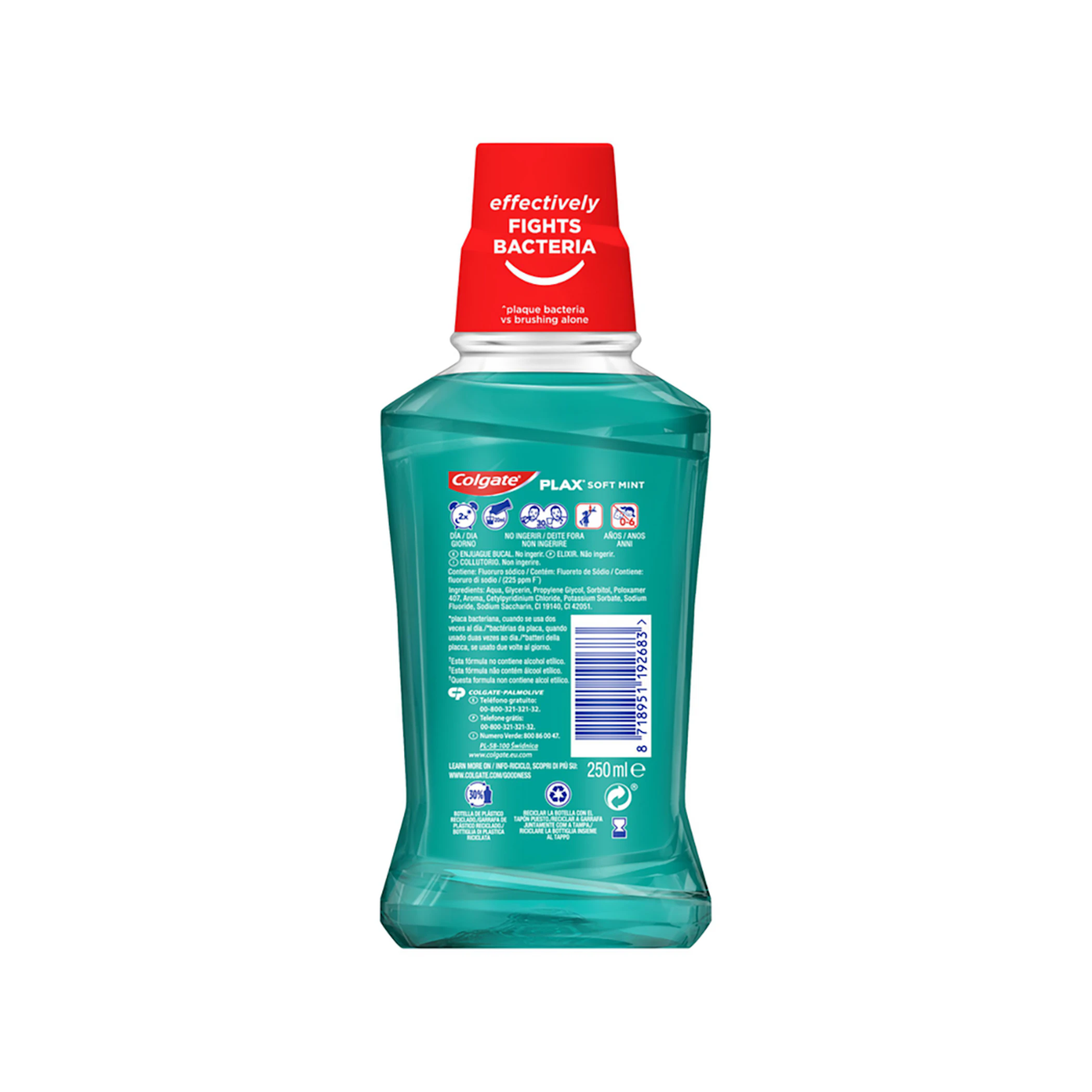 Enjuague Bucal Plax Menta Suave Colgate 250Ml