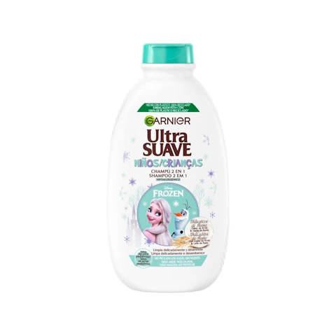 Champú 2 En 1 Niños Garnier Ultra Suave Delicatesse De Avena Para Cabello Sensible