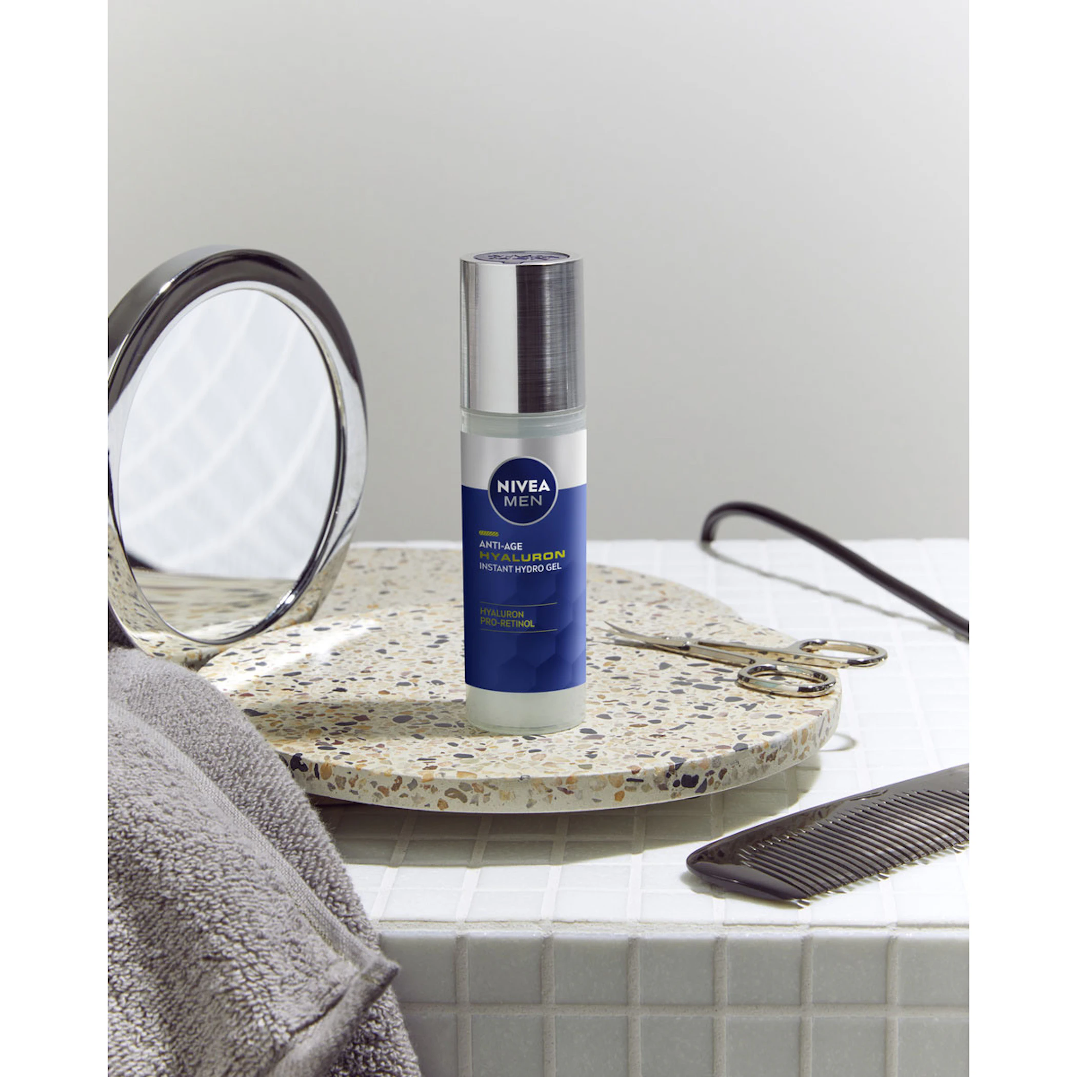 Gel Facial Anti-Age Hyaluron Nivea Men 50Ml