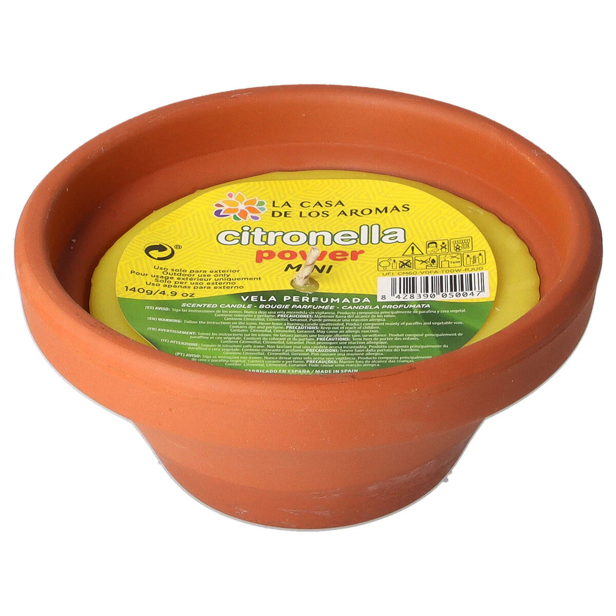 Maceta mini terracota citronela LA CASA DE LOS AROMAS 1 ud Maceta mini terracota citronela LA CASA DE LOS AROMAS 1 ud 0